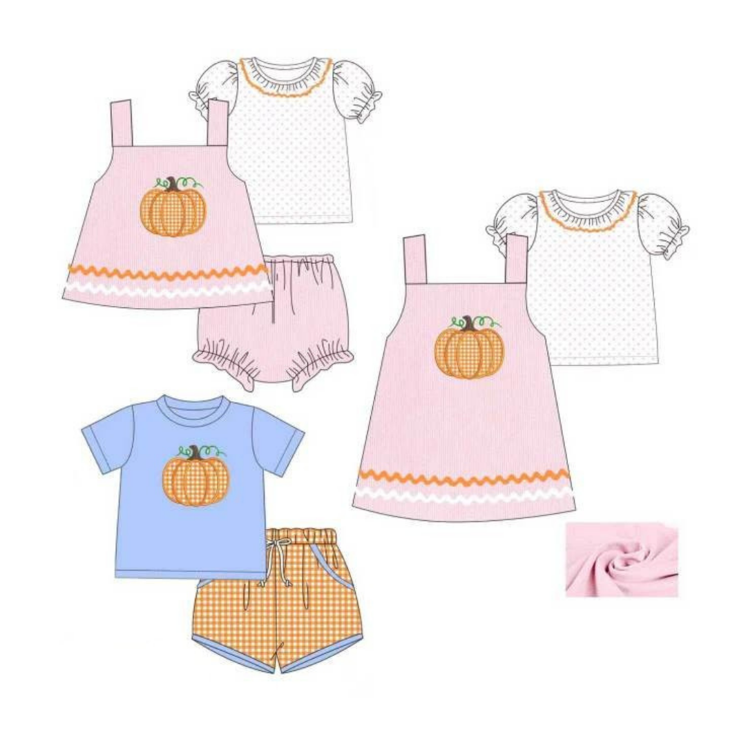 Sweet Pumpkin Pinafore Collection – Preorder 043