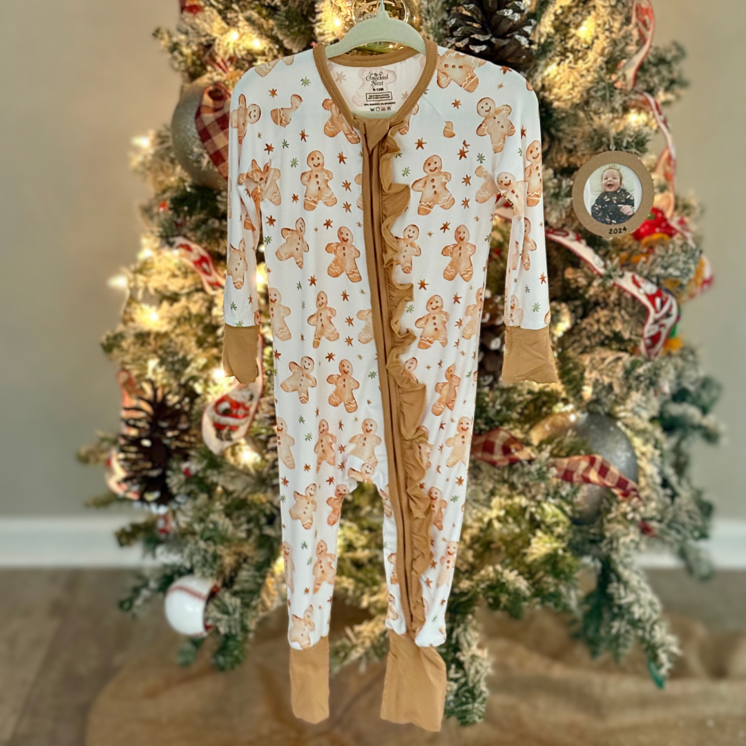 Sweet as Gingerbread - Kids Zippy w/ Ruffle