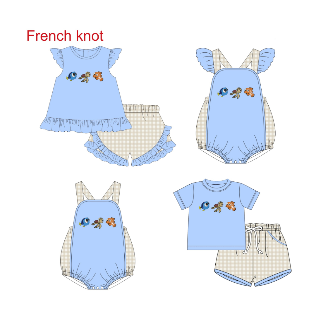 French Knot Ocean Friends Collection -- Preorder 029