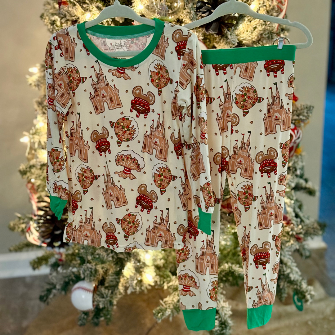 Gingerbread wishes + Mouse ear kisses - Kids 2 Piece Set