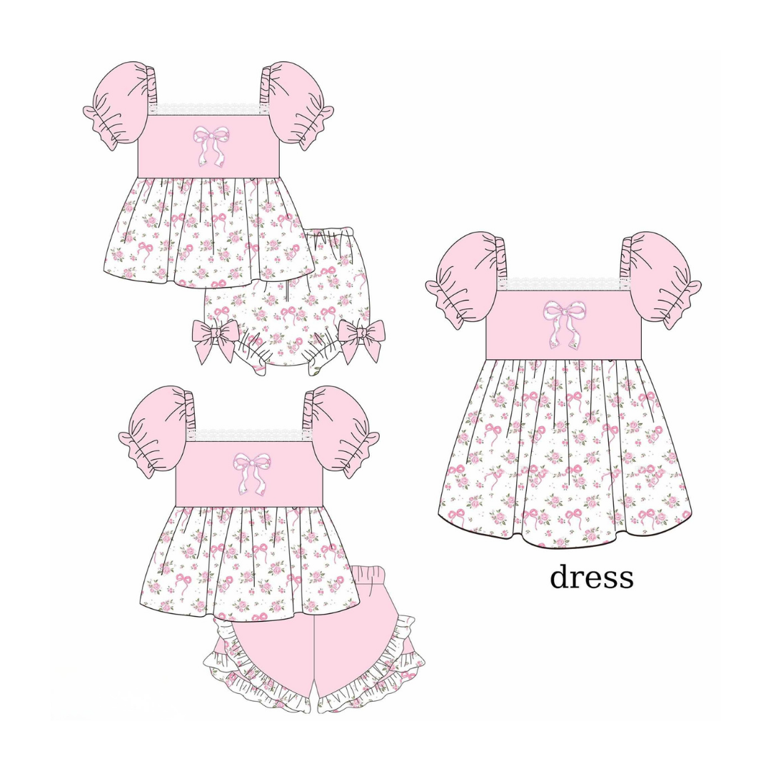 Blushing Rose Bow Collection - Preorder 042