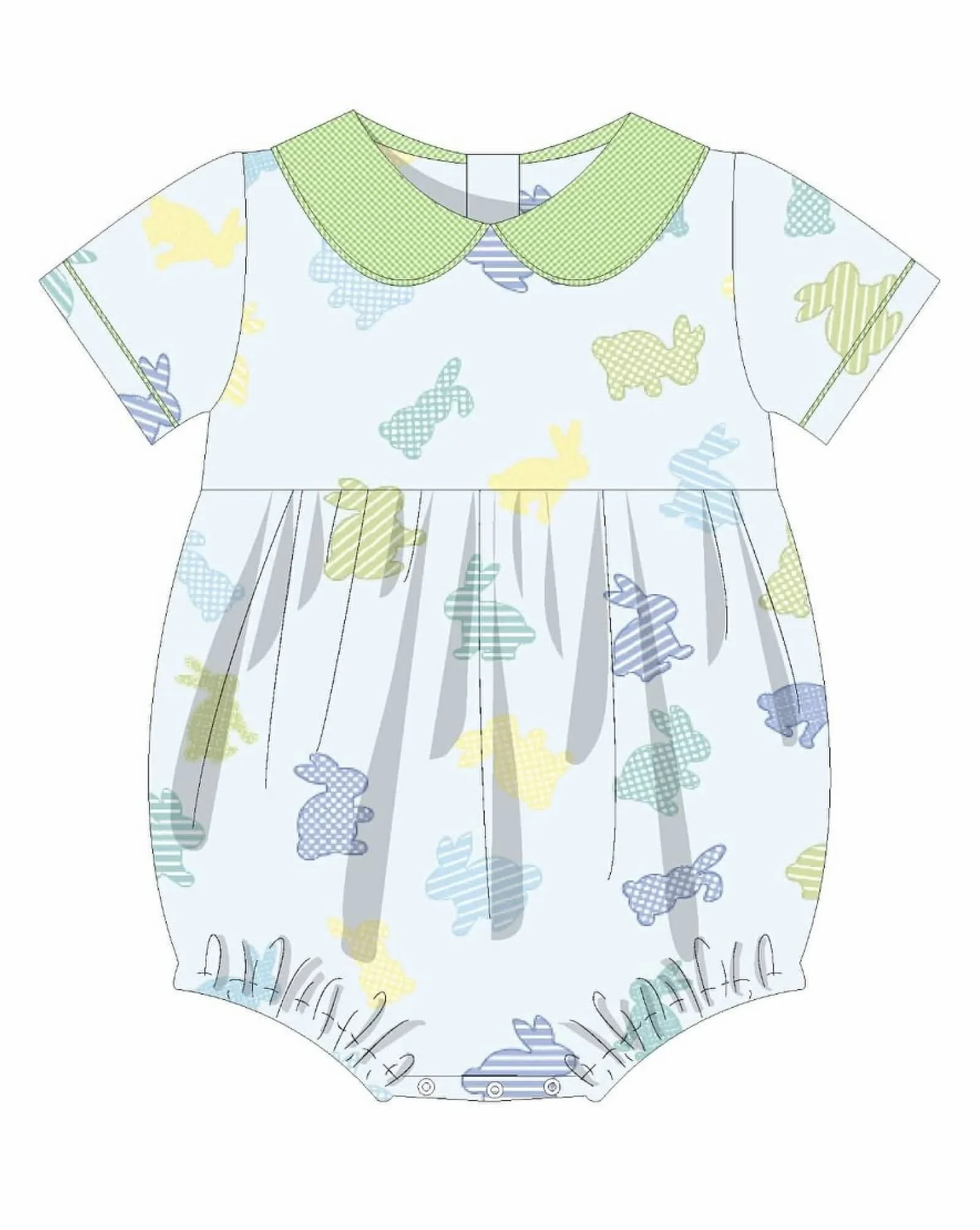 Bunny Blossom Bubble – Easter Woven Preorder