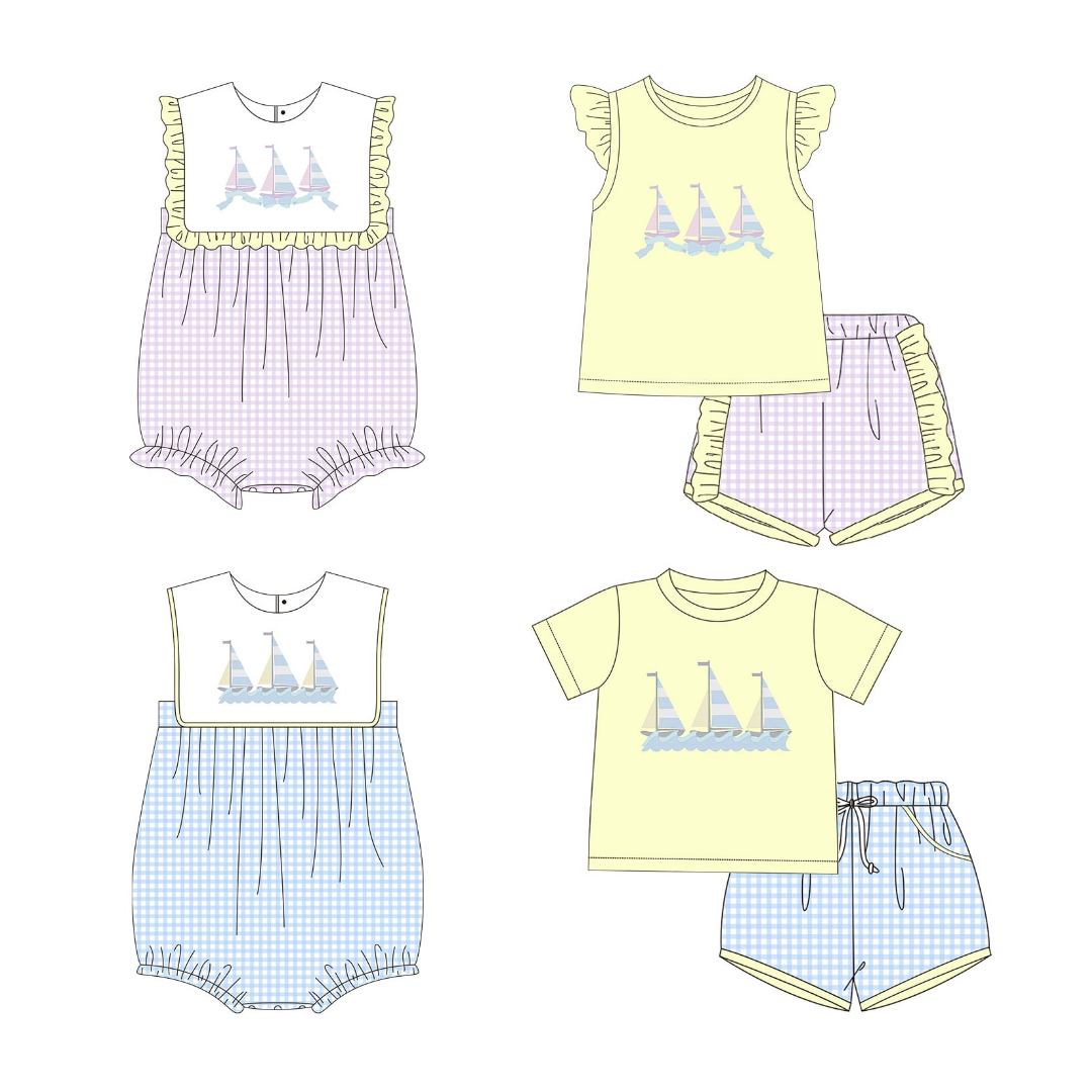 Sail Away Gingham Collection – Preorder 028