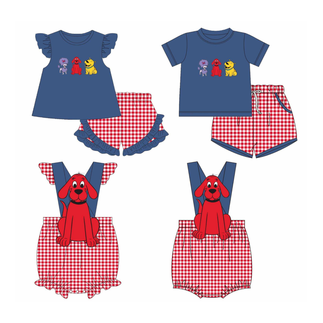 The Big Red Dog Sibling Set