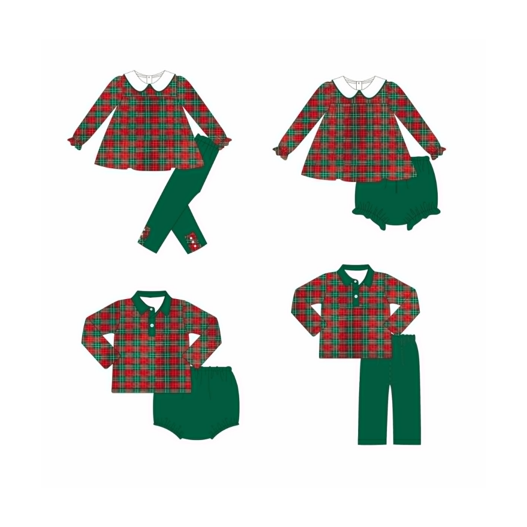 Classic Christmas Plaid Collection – Preorder 048