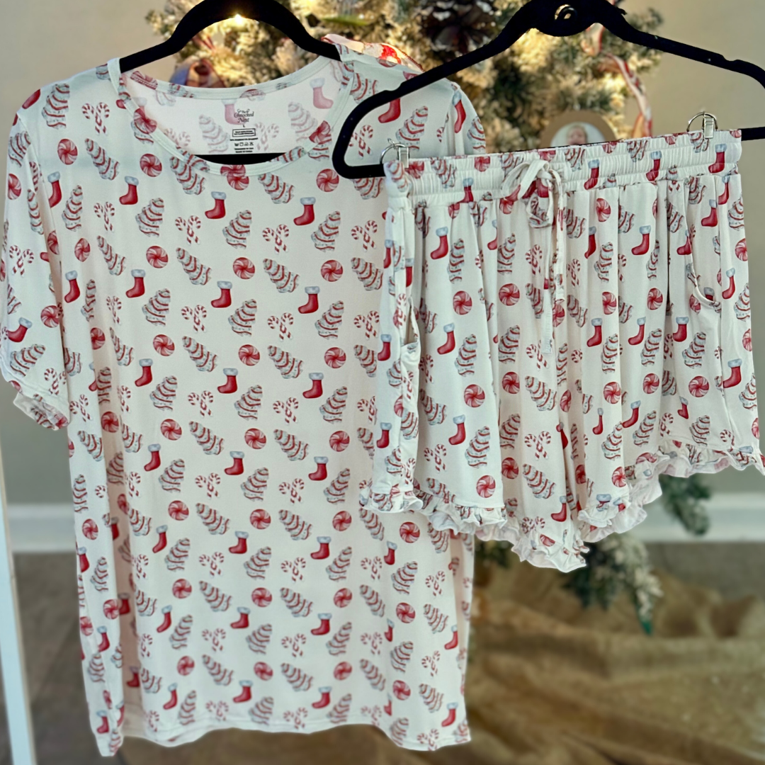 Stocking full of Christmas Cake - Women's Short Set