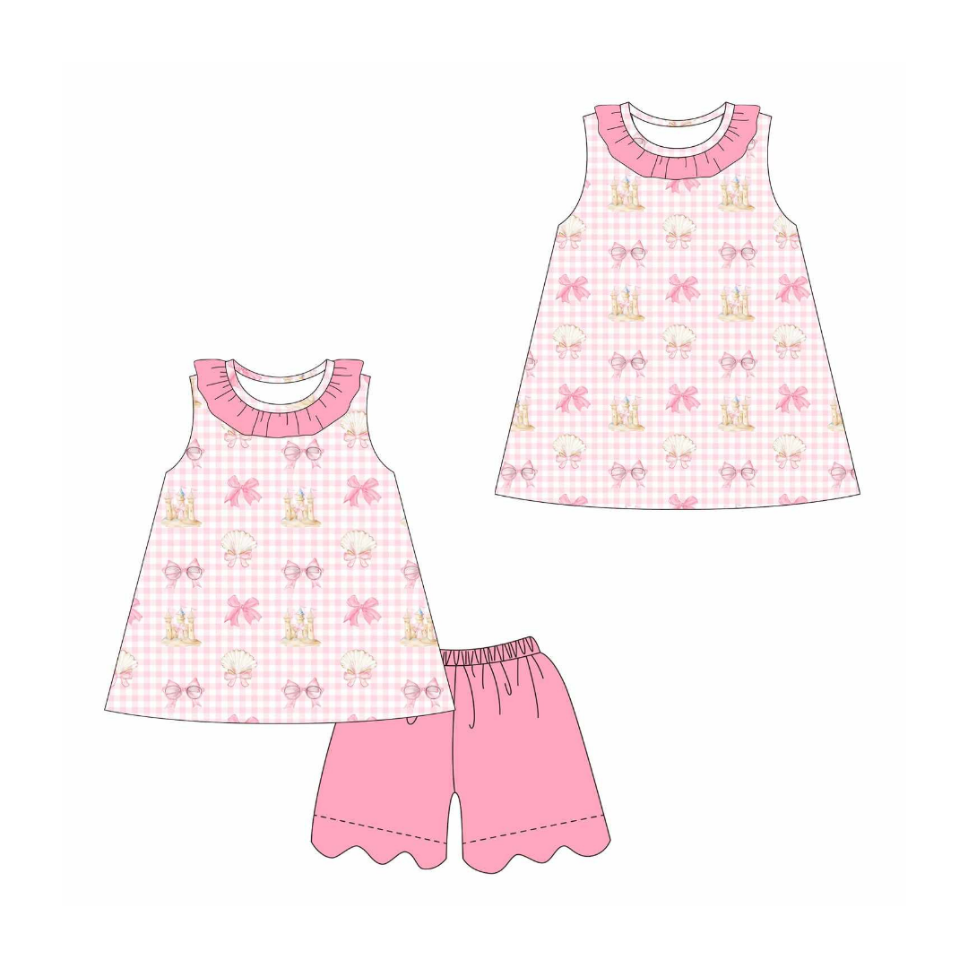Seaside Pink Gingham Collection – Preorder 040