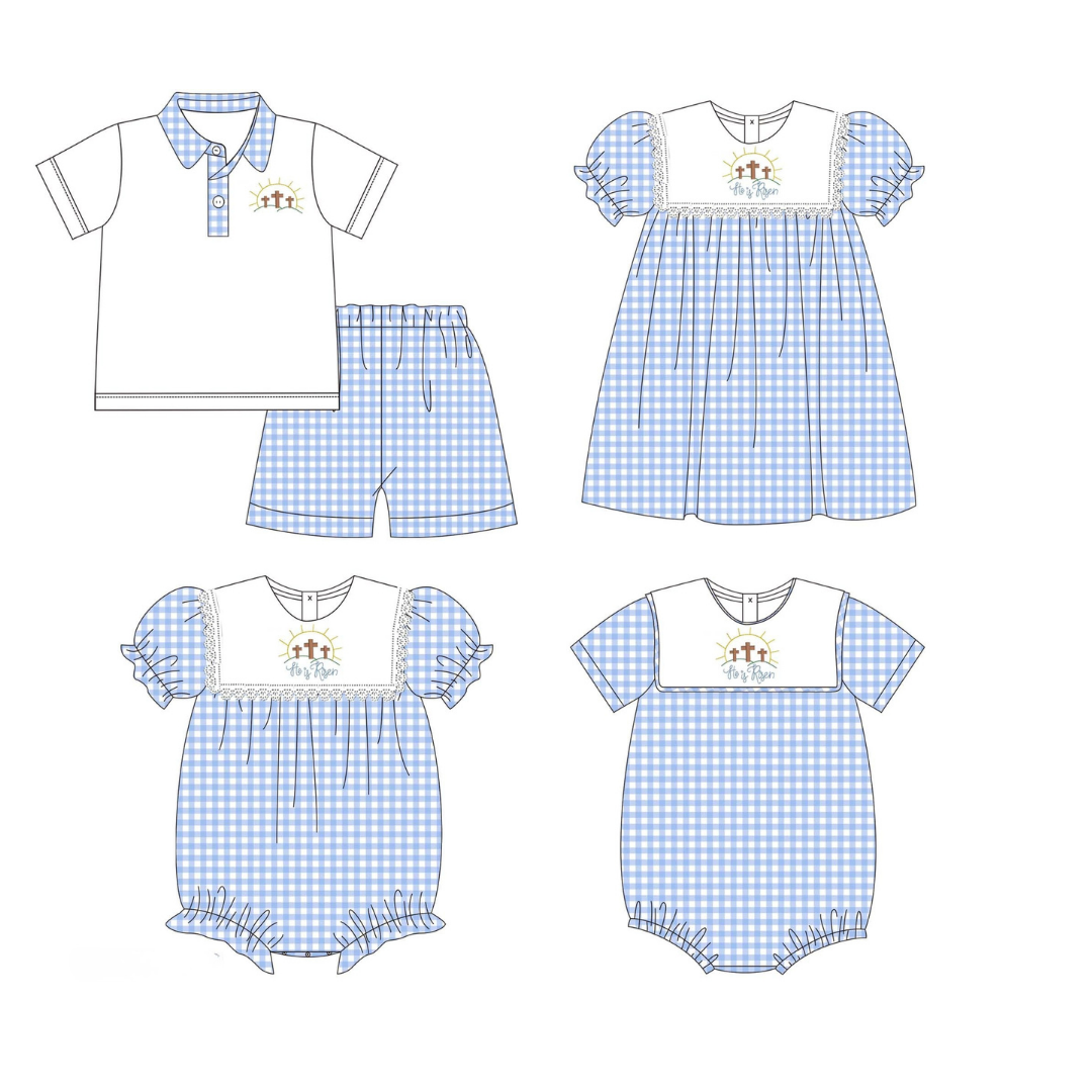 He Is Risen Gingham Collection - Preorder 068