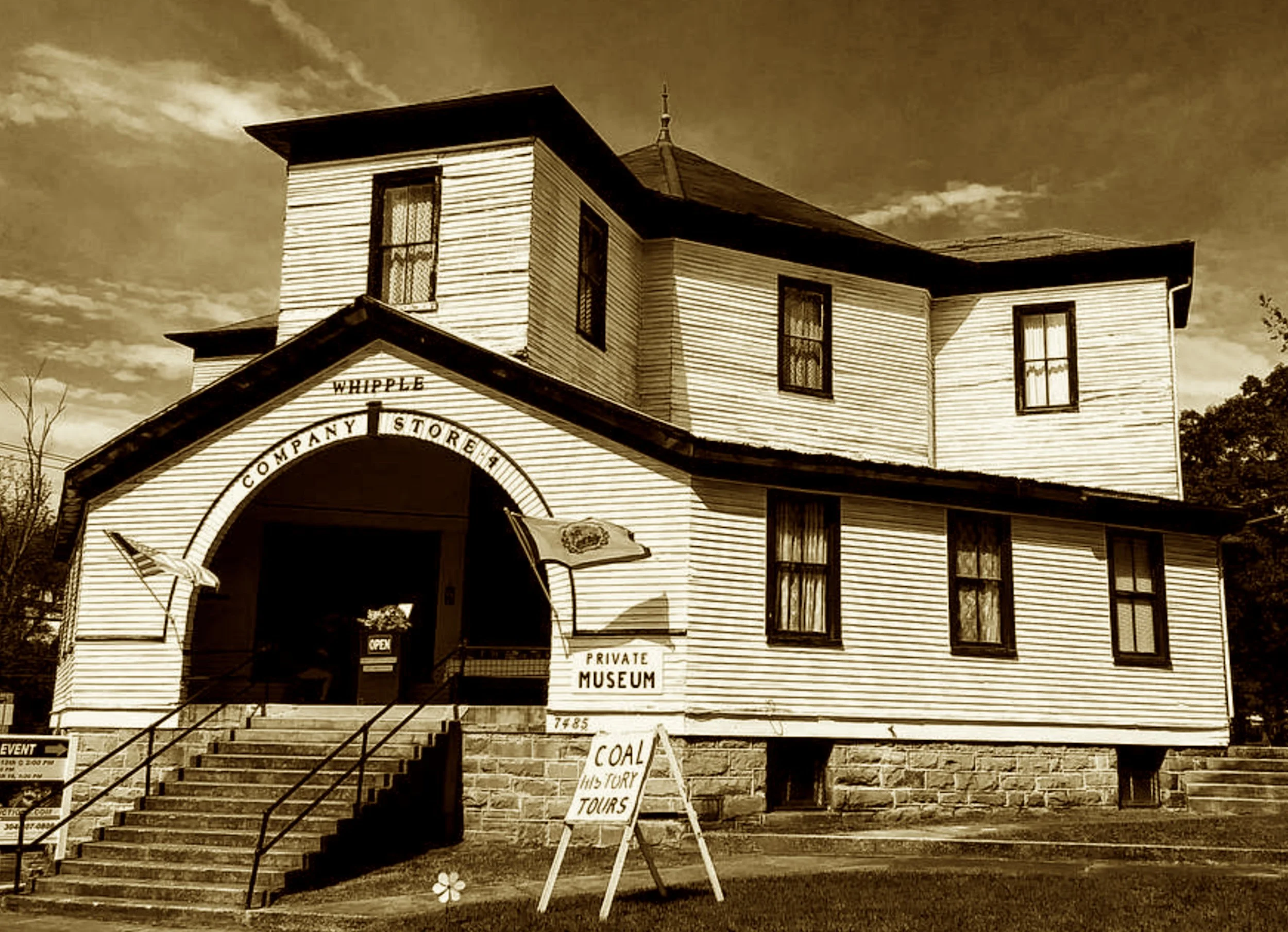 An octagon of whispered schemes
Where coalmen bought their daily dreams.
Built grand to mask the bitter truth—
That Justus saw no need for ruth.
Still standing tall with secrets kept,
Where watchers watched and miners wept.