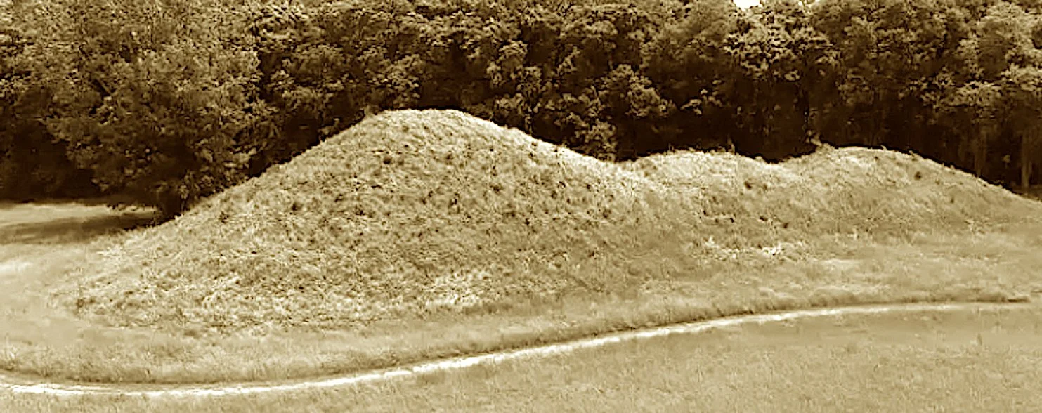 Long before statehood or white men had come,
A culture of mounds grew grand in the sun.
Shells from the Gulf and fine beads in the clay—
These hills held the secrets of a people’s way.
Their traders and priests left no written reply,
Just silent eart