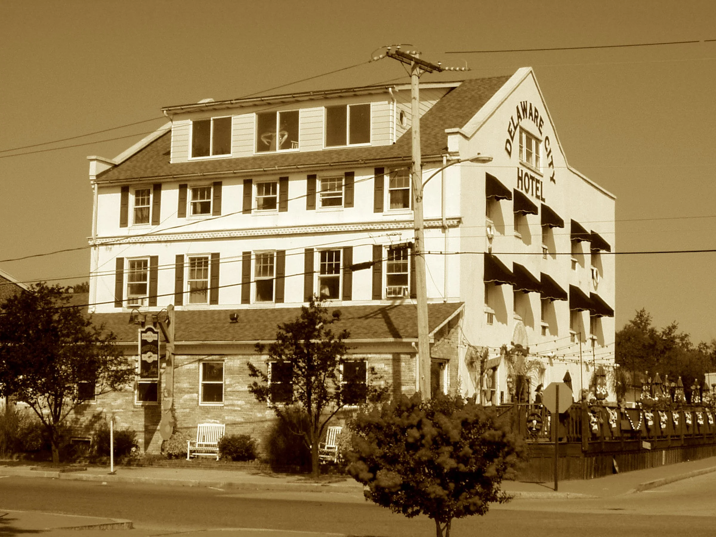 The canal brought crowds, a town took shape,
With dreams so big it bore the state’s nameplate.
Now tales of ghosts and hauntings told,
Drift through halls once trimmed with gold.
Where travelers stayed and spirits may linger,
Find the hotel with a ph