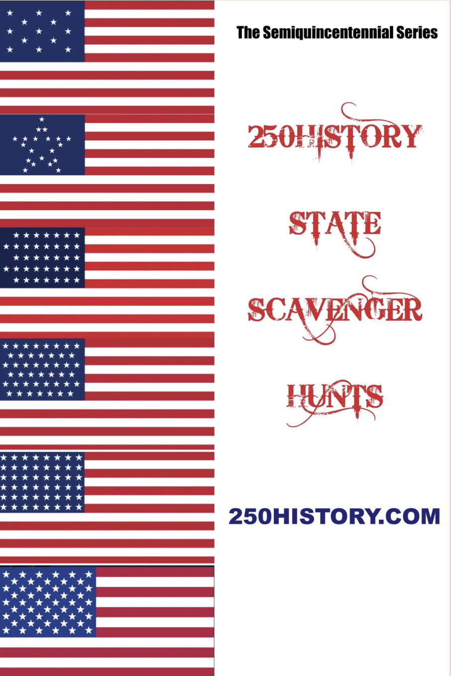 Ebooks for each state designed as scavenger hunts.