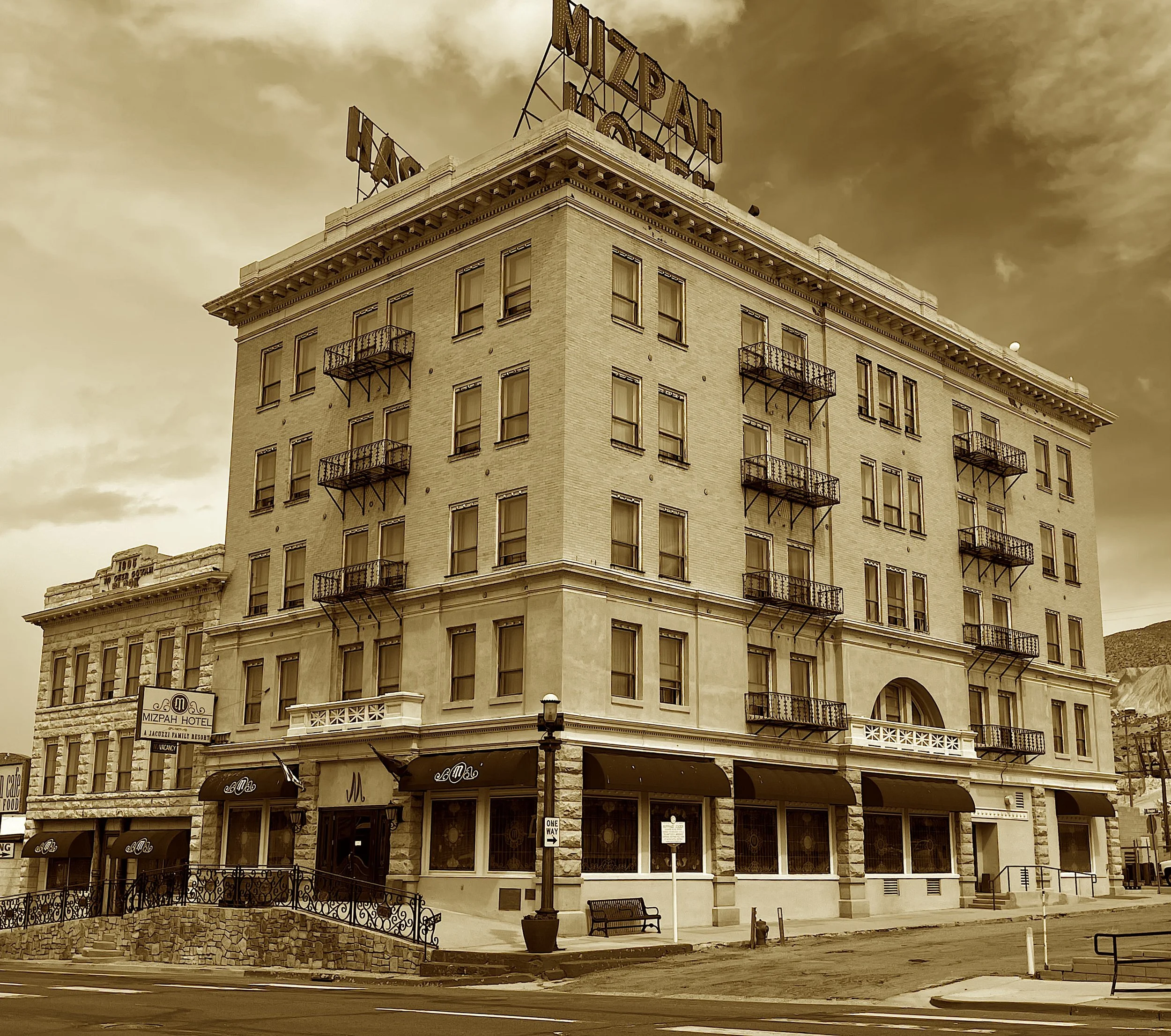 When silver surged in Tonopah,
This desert gem dropped every jaw.
Its tales are rich (though some aren’t true),
With senators and poker too.
A frozen guest? Well, who can say—
But legends never melt away.