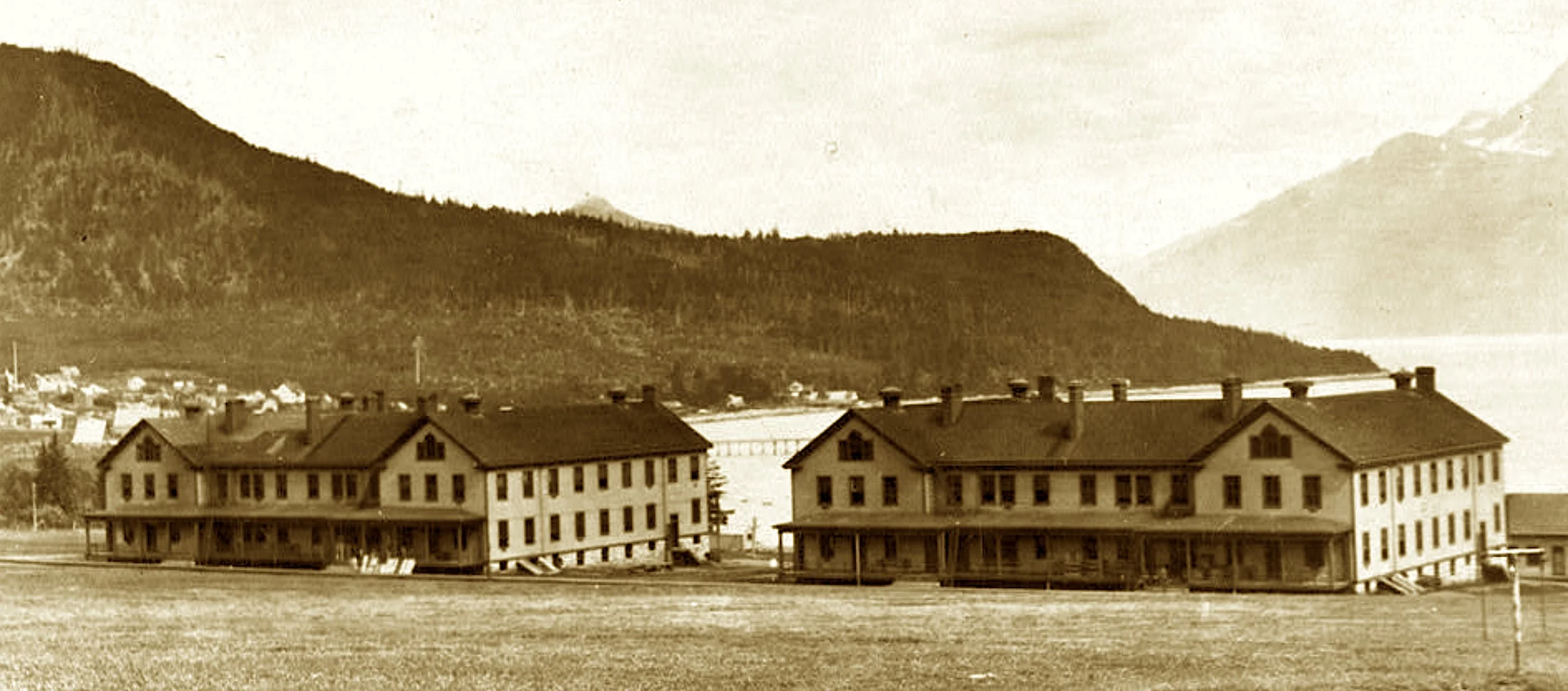 When soldiers no longer fought gold rush stampedes,
They gardened, played music, and saw to small needs.
With granite and cedar the fort came to life,
Far from the echoes of prospecting strife.
Today it’s an artful and peaceful domain—
Where the army
