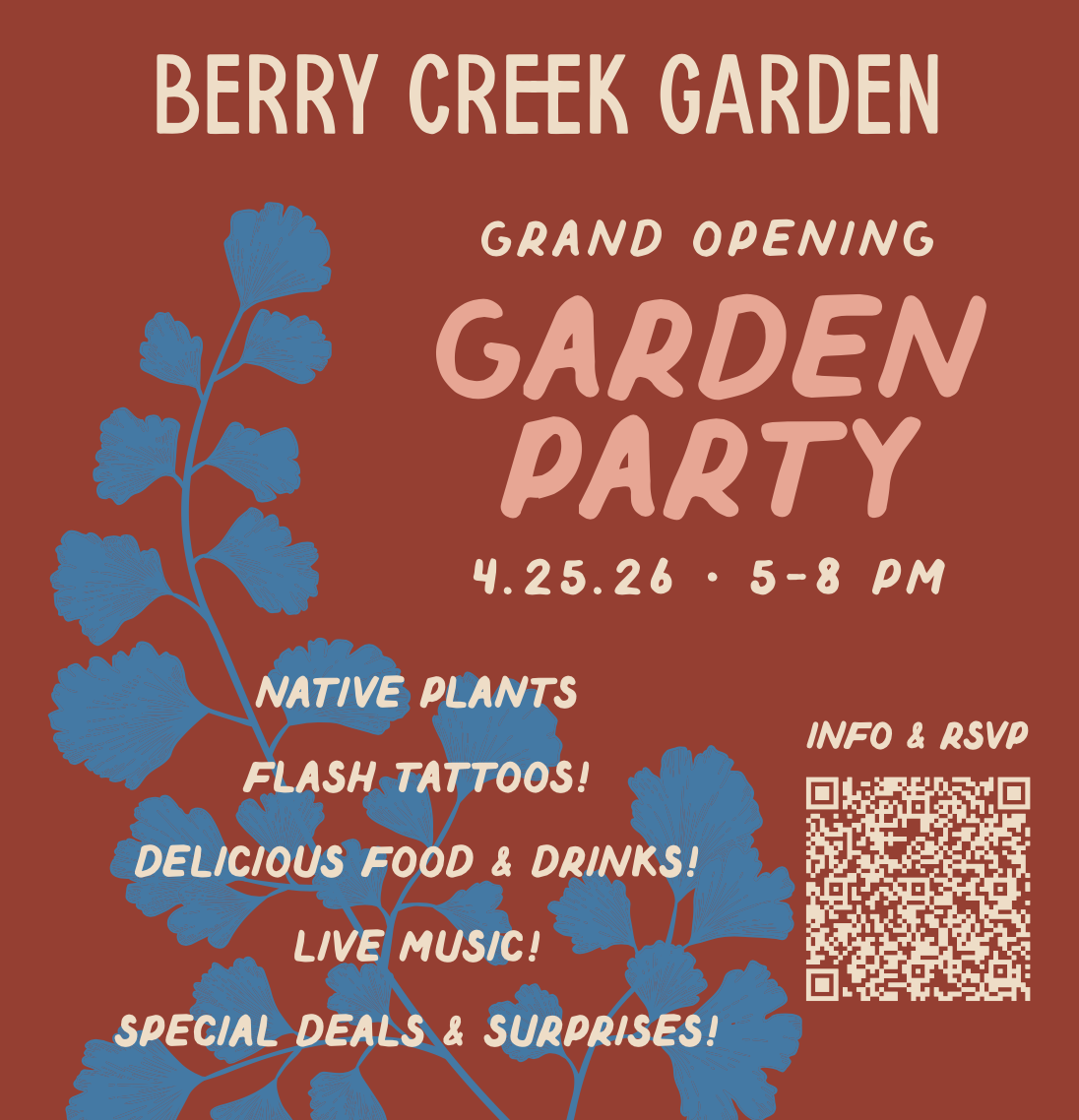 Berry Creek Garden Grand Opening