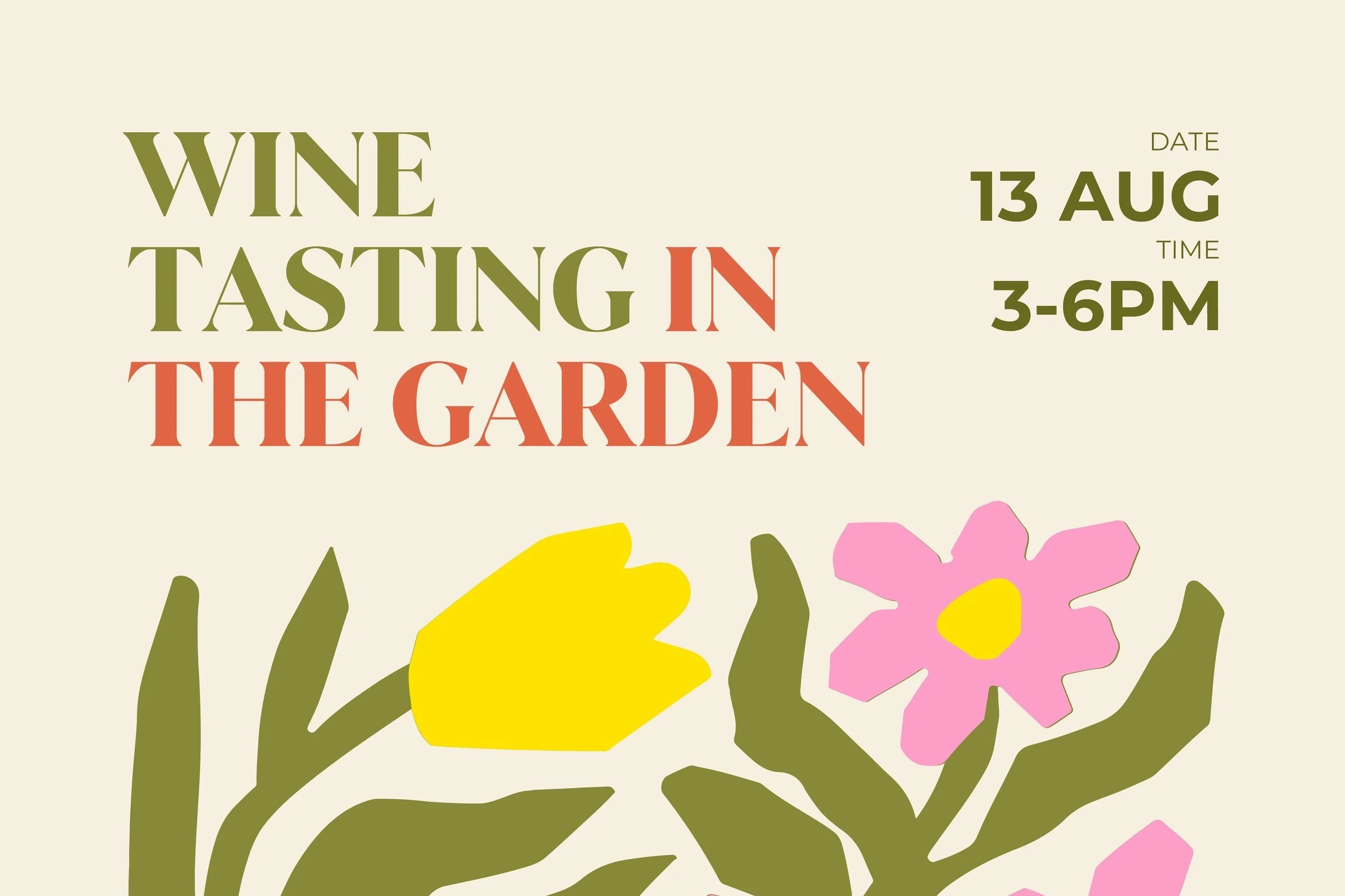 Wine Tasting in the Garden
