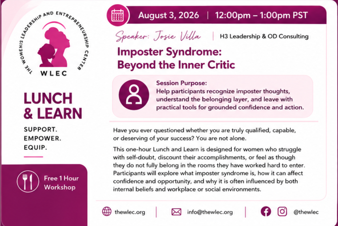 Overcome Imposter Syndrome: Lunch & Learn Workshop