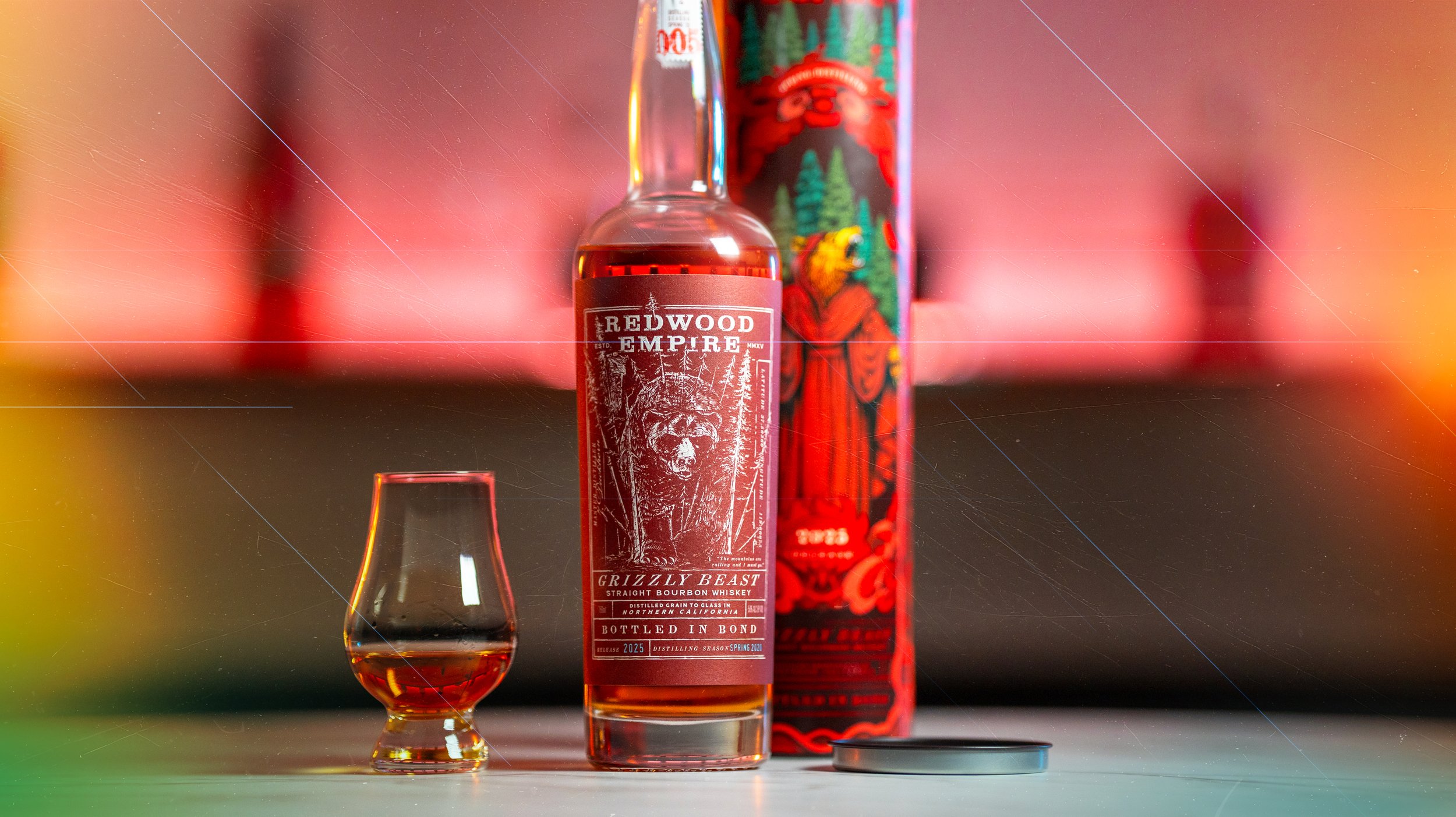 Redwood Empire Grizzly Beast Bourbon Whiskey / 2025 Release