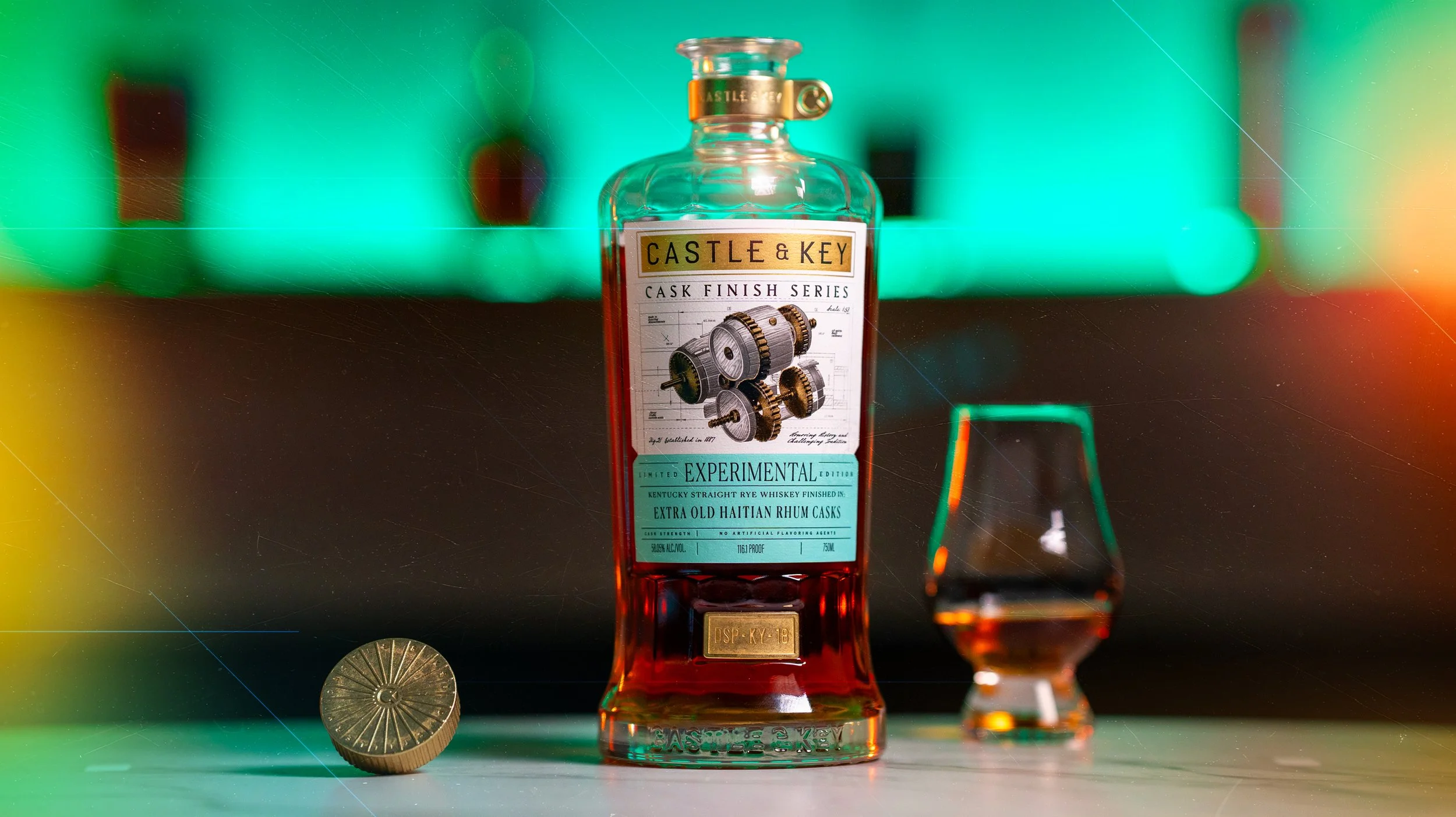 Castle &amp; Key Experimental Cask Finish Rye Whiskey