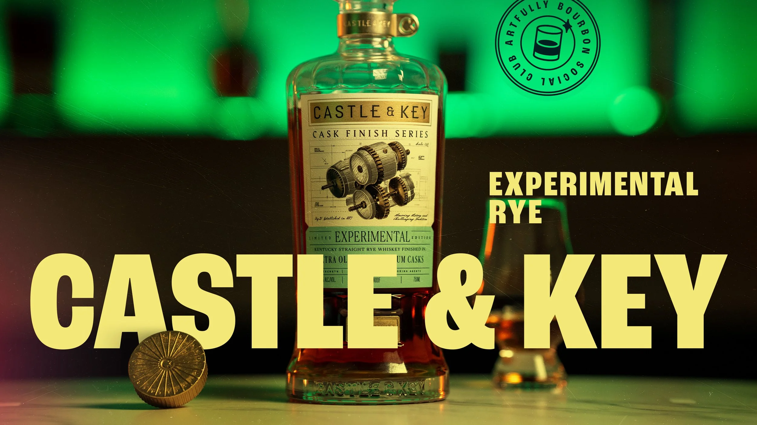 Castle &amp; Key Experimental Cask Finish Rye Whiskey