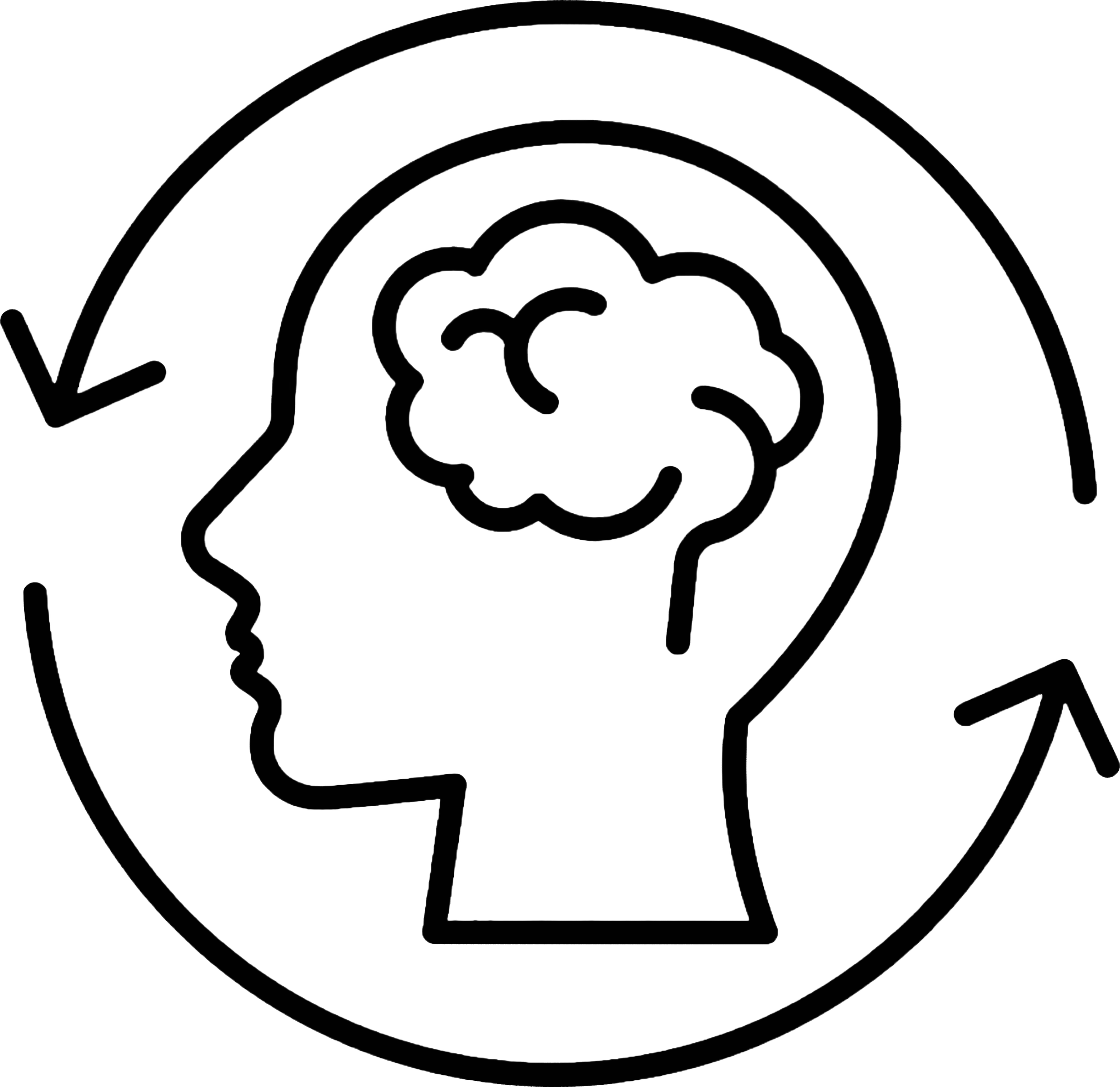 Illustration representing obsessive-compulsive disorder (OCD) therapy