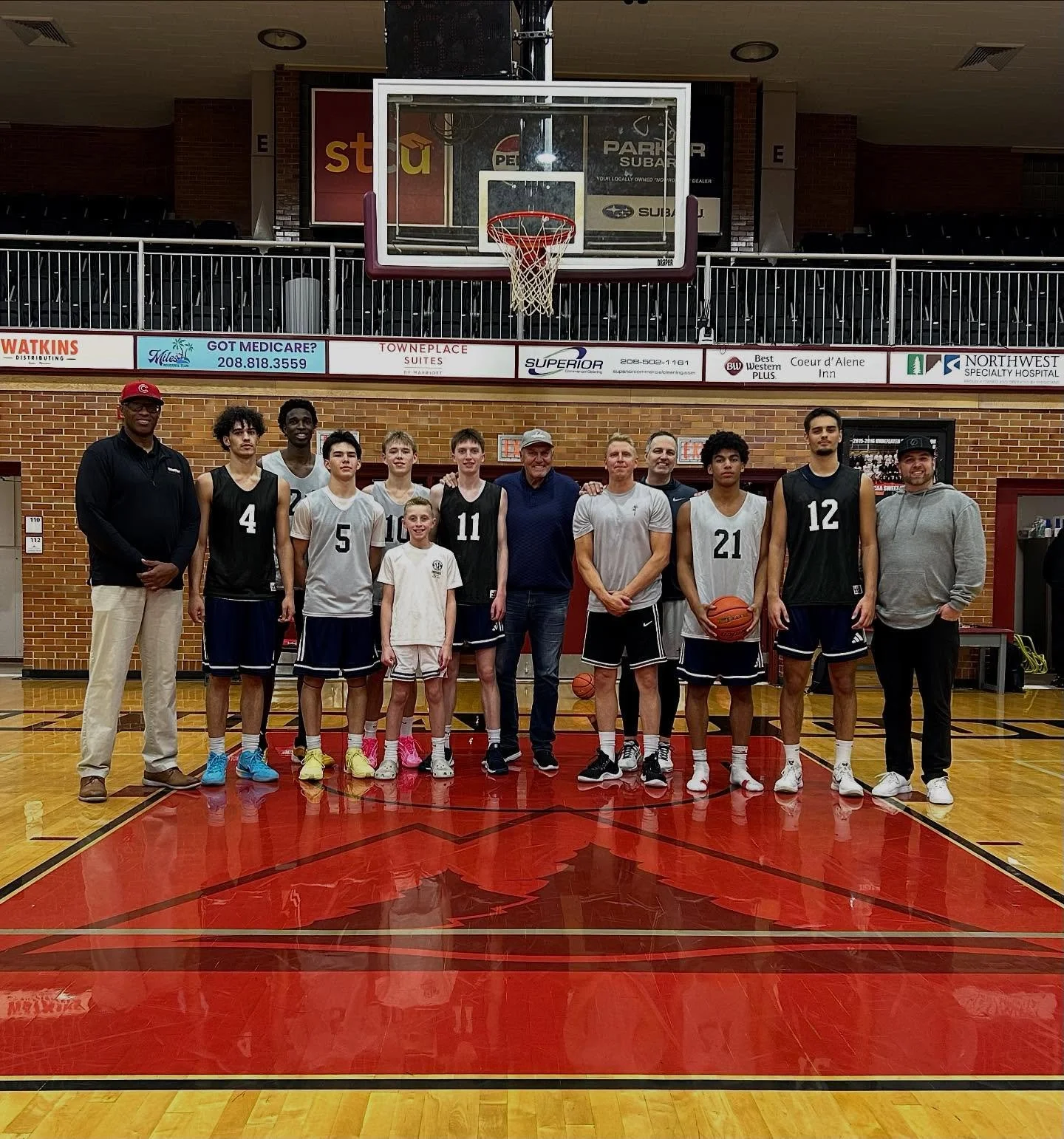 Thanks Super Bowl Champion &amp; MVP @rypienmark for stopping by practice and for your words of wisdom.