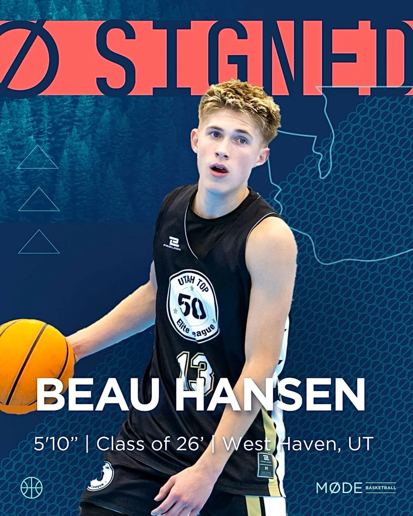 Welcome to M&Oslash;DE Prep Beau Hansen!

Beau comes to use via Utah Prep.  Beau brings us depth at point guard with great handles &amp; facilitating capabilities, along with being a tenacious perimeter defender &amp; efficient scorer. 

Welcome to t