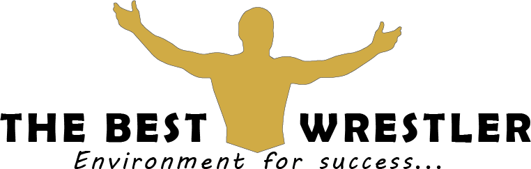 Gold silhouette of a muscular person with arms raised in victory or celebration against a black background.