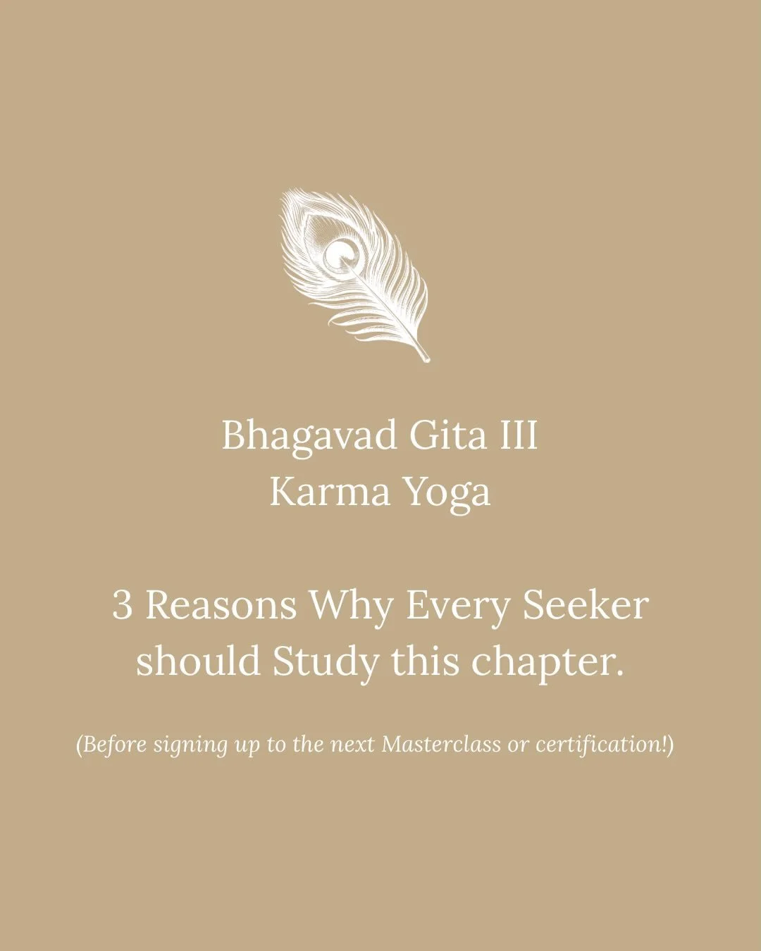 The Bhagavad Gita Study Group will be a continuation of what we began in Program Cittaśuddhi. 

We are nearly up to half way through the chapter and so much insight has come through. We continue on from August and your invited to join&hellip; 

To re