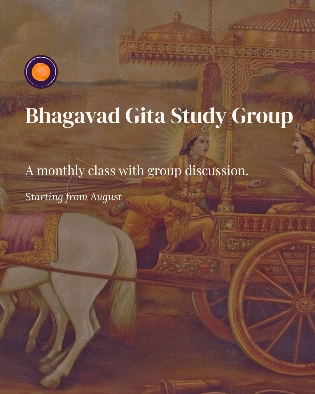 For further details please head to the Svāhā website or write to me personally mail@sva-ha.com 

#vedicwisdom&nbsp; #bhagavadgita&nbsp; #vedanta&nbsp; #yogaphilosophy&nbsp; #spiritualpractices

[Vedic understanding , daily life spirituality, applied 