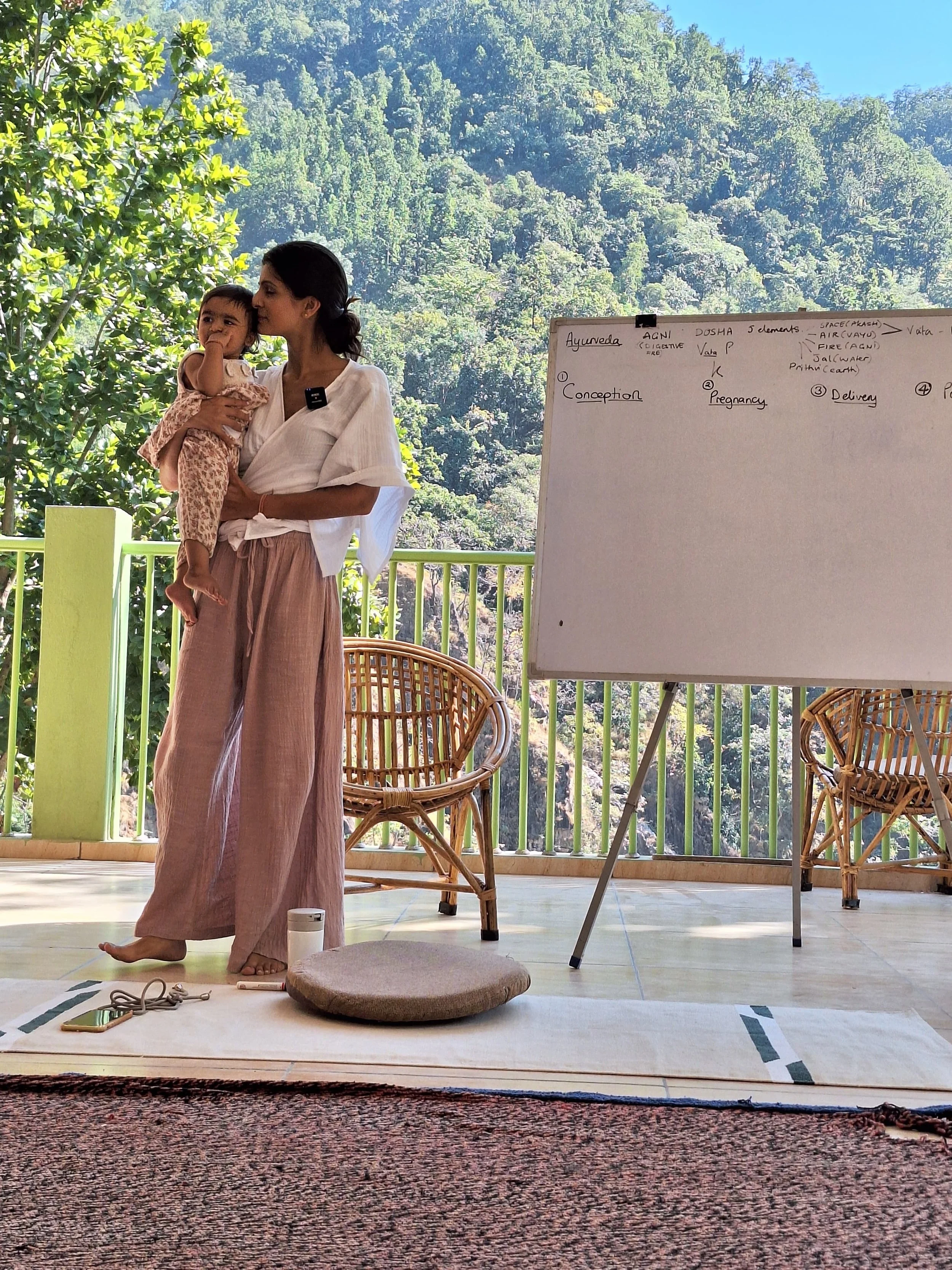 Bhuvi and I will be coming back to Rishikesh for the Autumn 🇮🇳 ✈️ 

For those that are new to the Svāhā page this is a good chance to say hi and share a little more about myself. 

My daughter and I travel between UK and Rishikesh. I left my job in