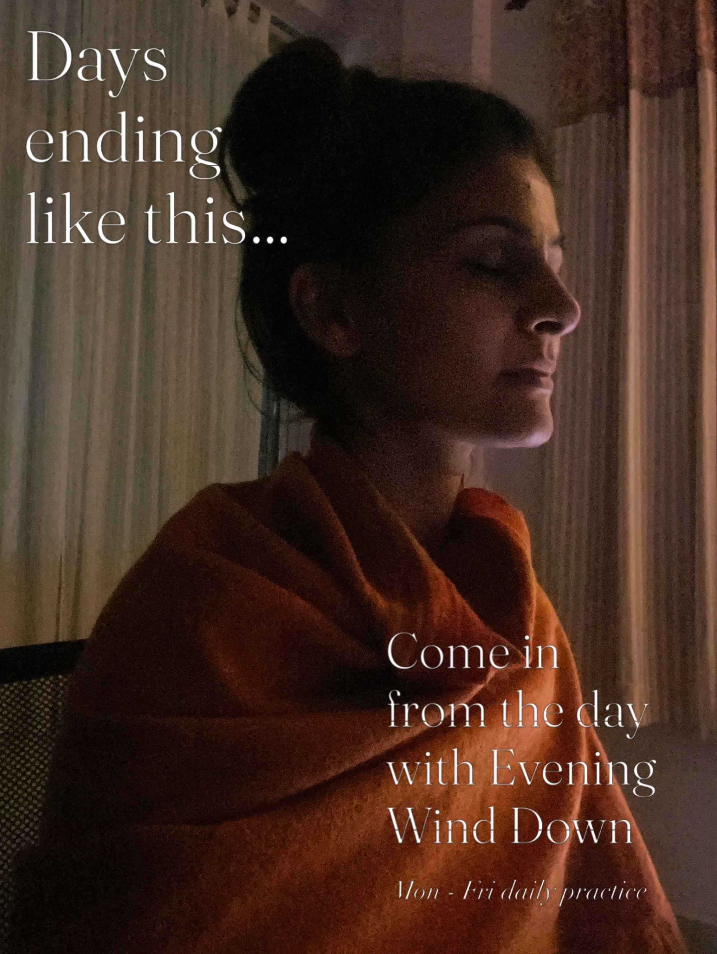 The Svāhā evening wind down sessions offer a space to bring in your senses, unhook from outer attachments and have a mental reset before retiring to sleep, or perhaps coming out from the working day and into your time to relax. 

This is important fo