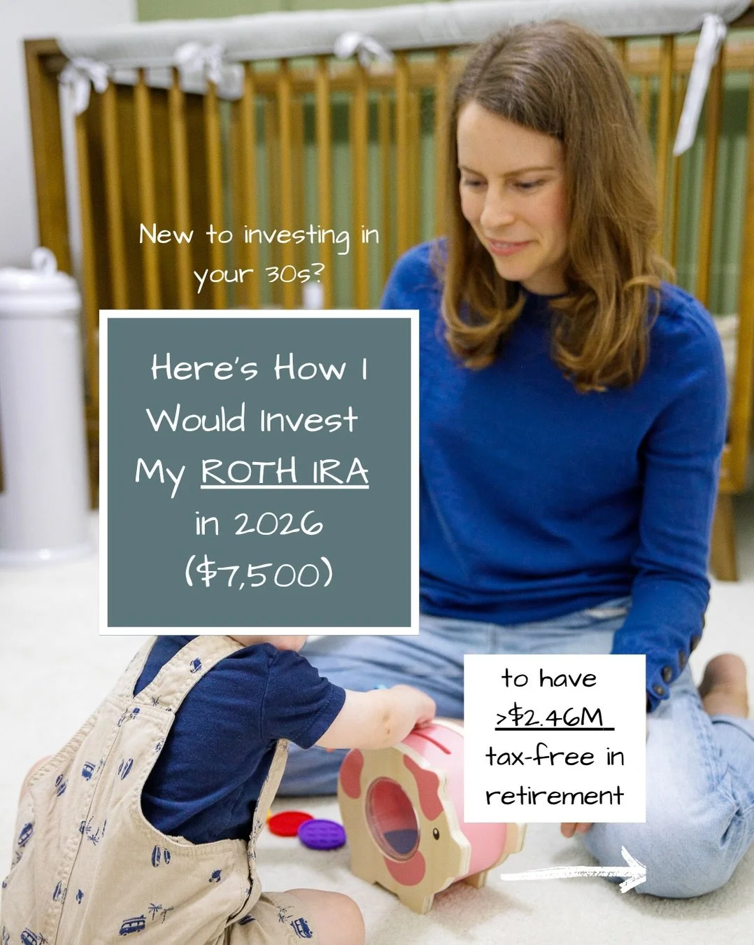 It&rsquo;s never too late to start investing with a Roth IRA to build tax-free wealth for your retirement. 

Check out shewealthofficial.com/courses for help to remove the fear and confusion around investing and for a practical path toward long-term 