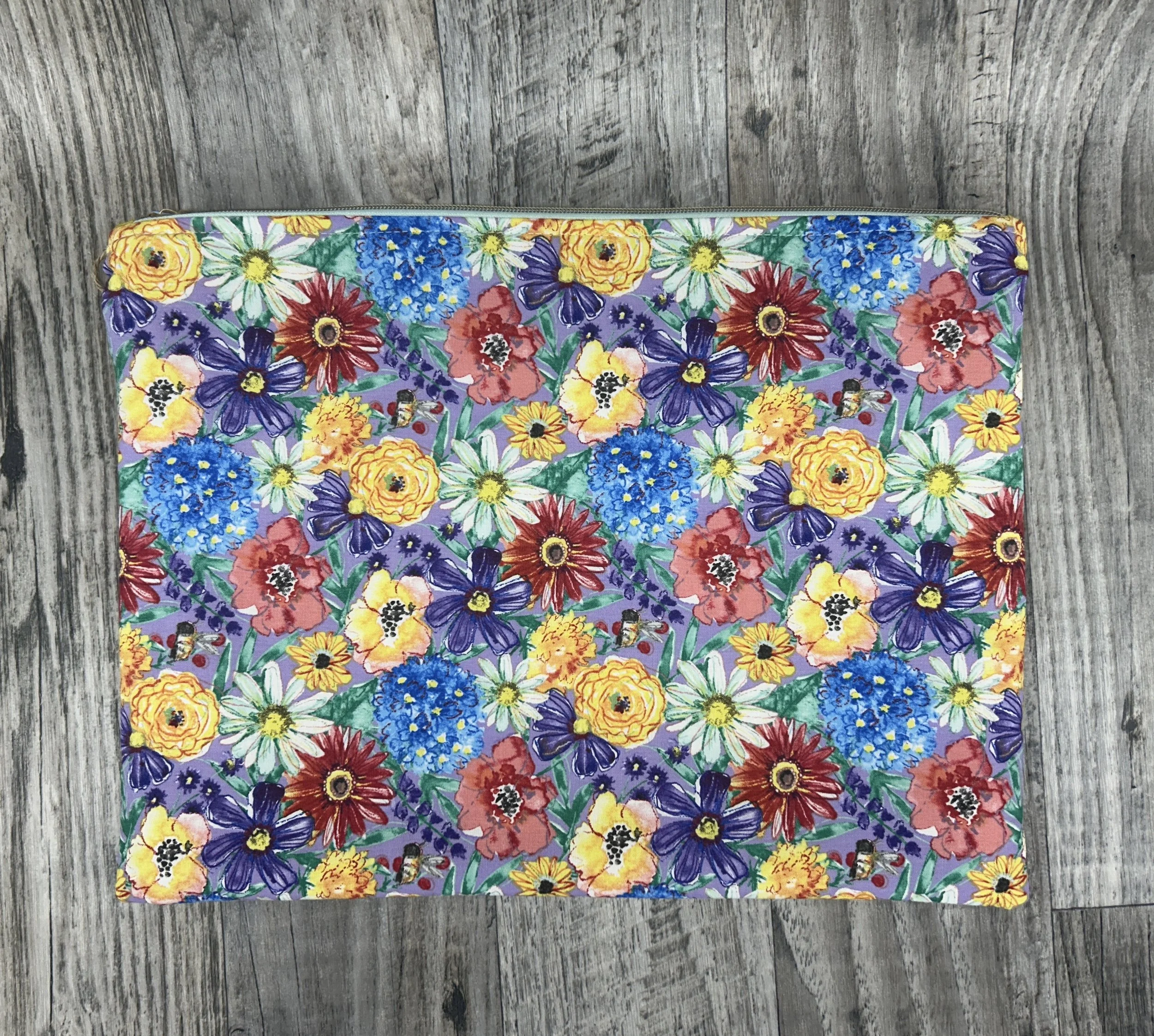 Floral Burst Padded Laptop Sleeve