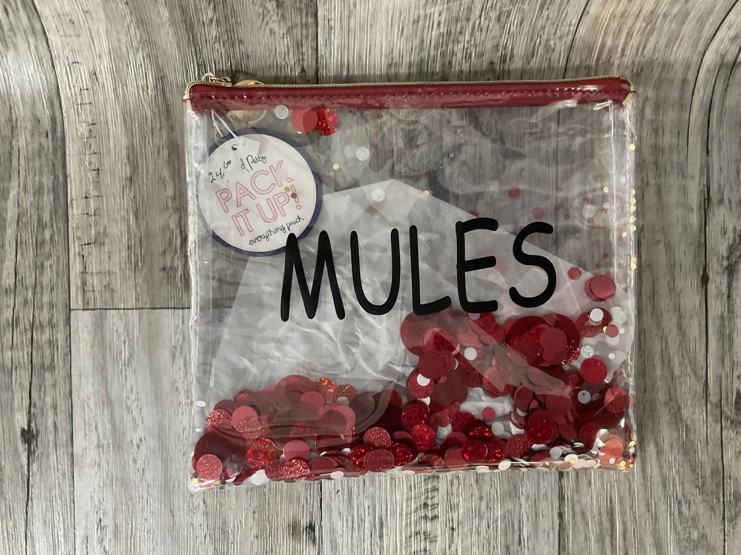 Confetti Zipper Pouch