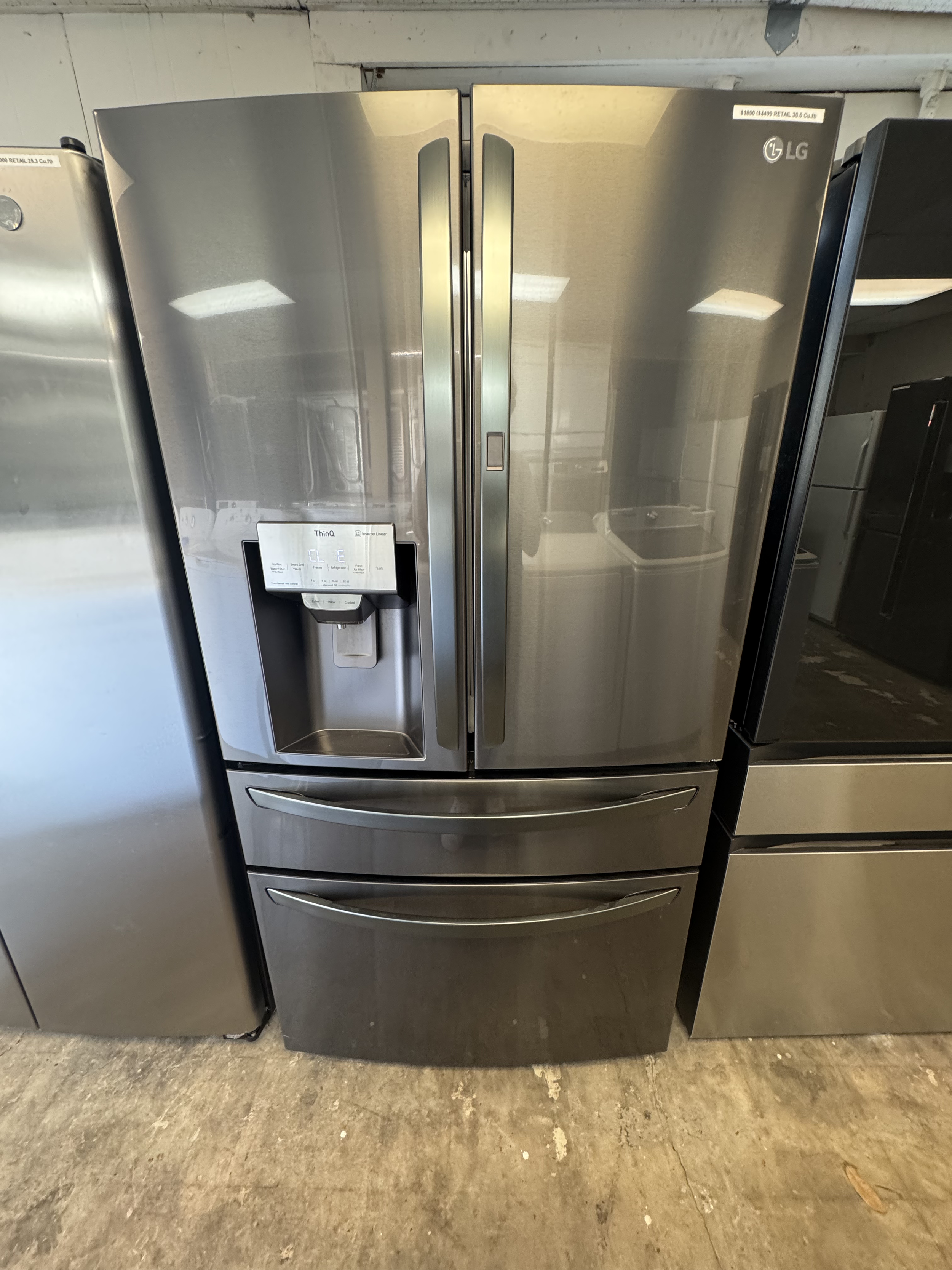 LG 4-Door French Door 30 cu. ft. Smart Refrigerator with Craft Ice™