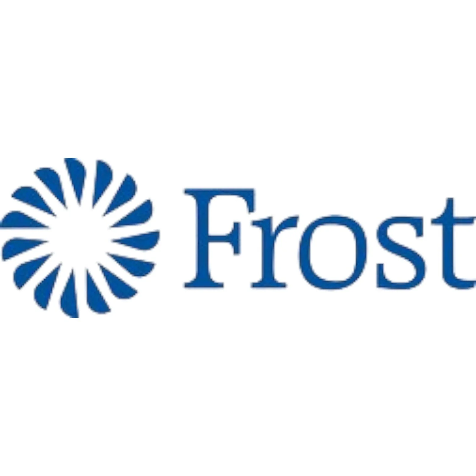 Frost logo with blue snowflake graphic and the word 'Frost' in blue text.