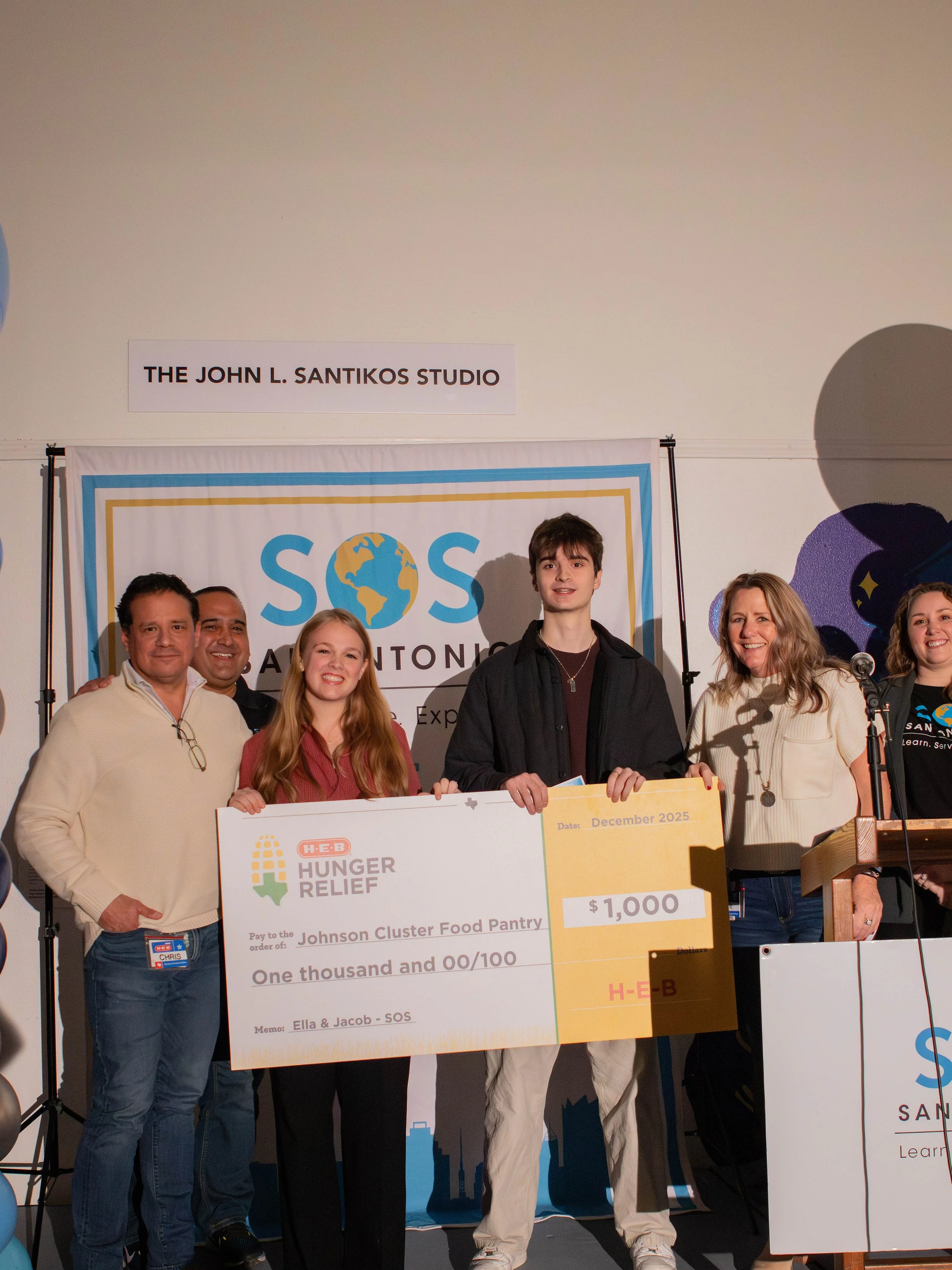 SOS Make It Happen Students Launch Food Pantry Serving NEISD Families