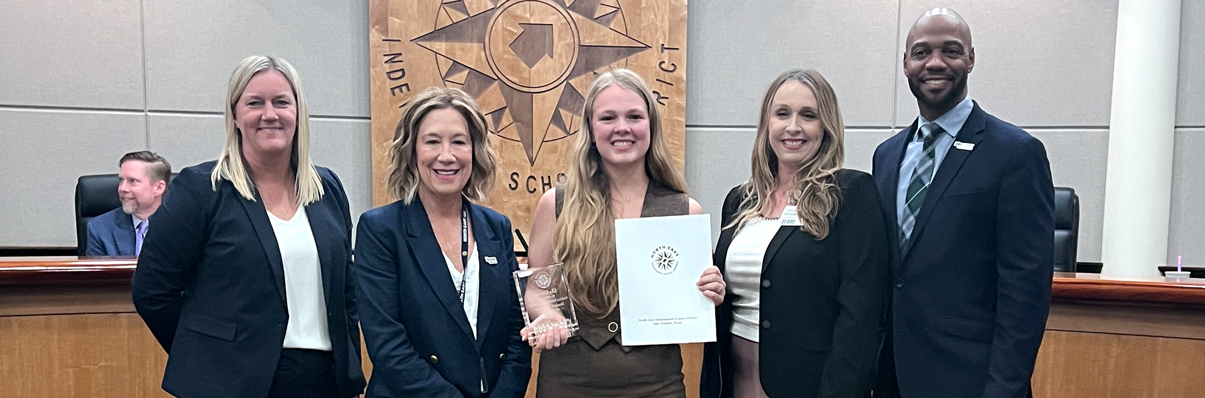 SOS Student Ella Larson Named NEISD Student Volunteer of the Year