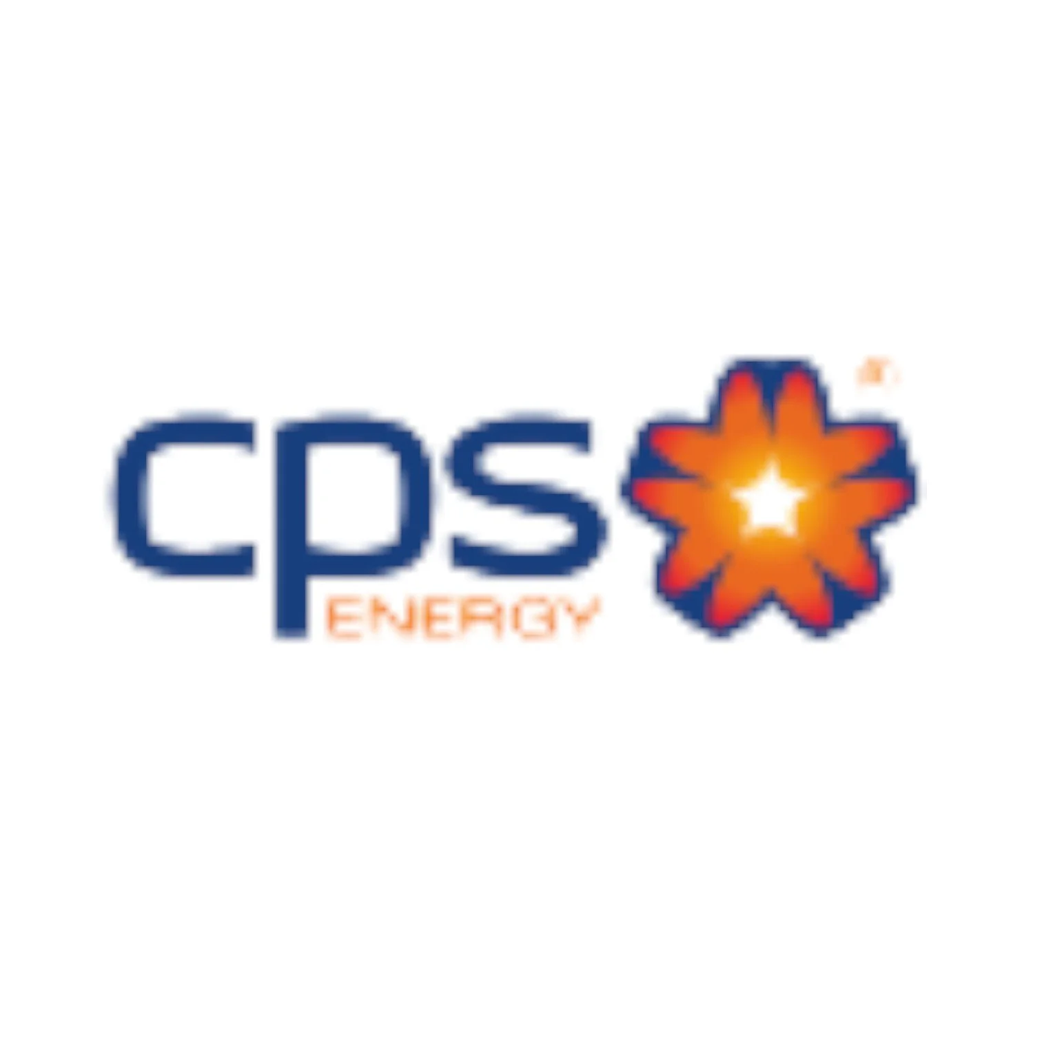 CPS Energy logo featuring a stylized orange and red starburst symbol with the text 'cps energy' in blue and orange.