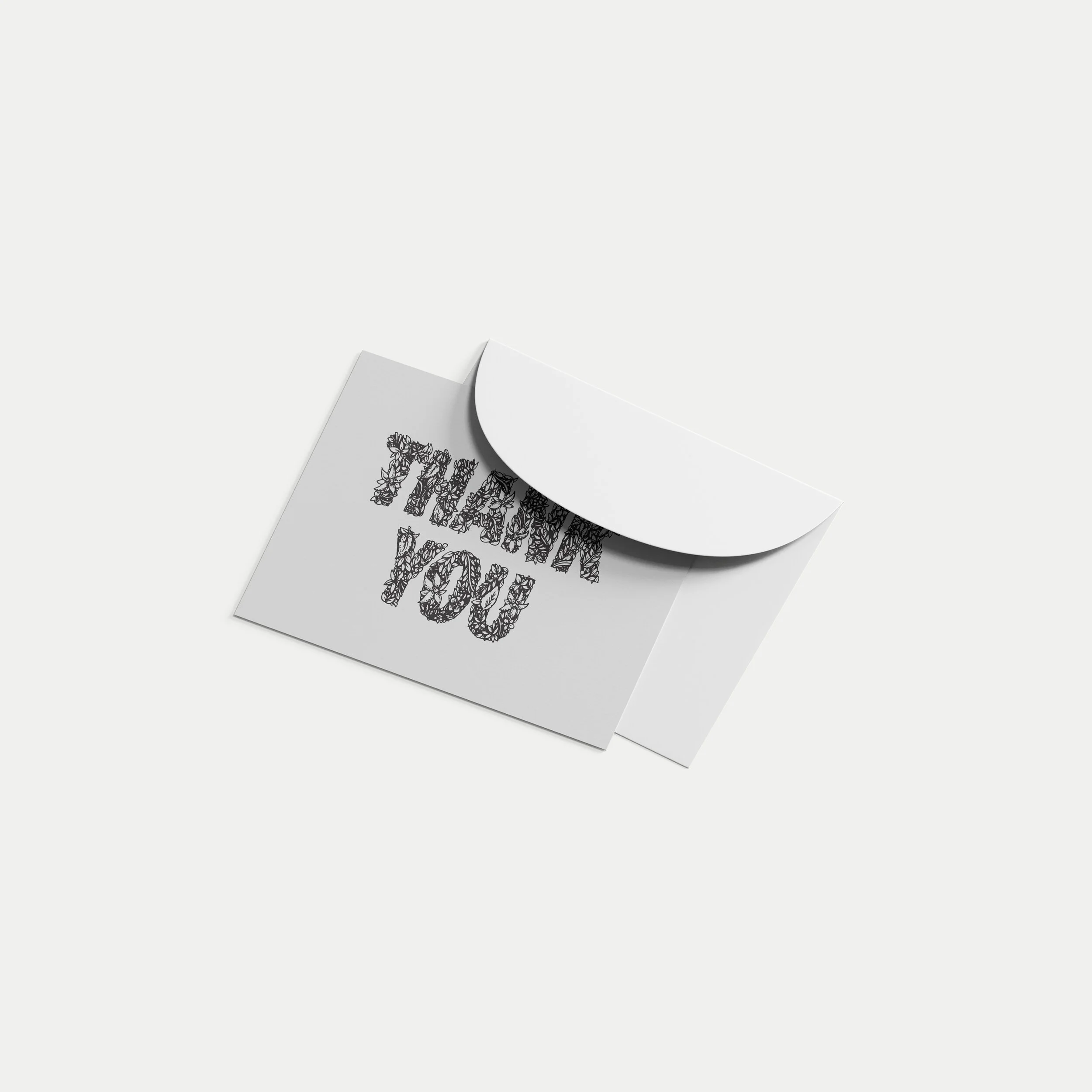 Thank You Card Illustration