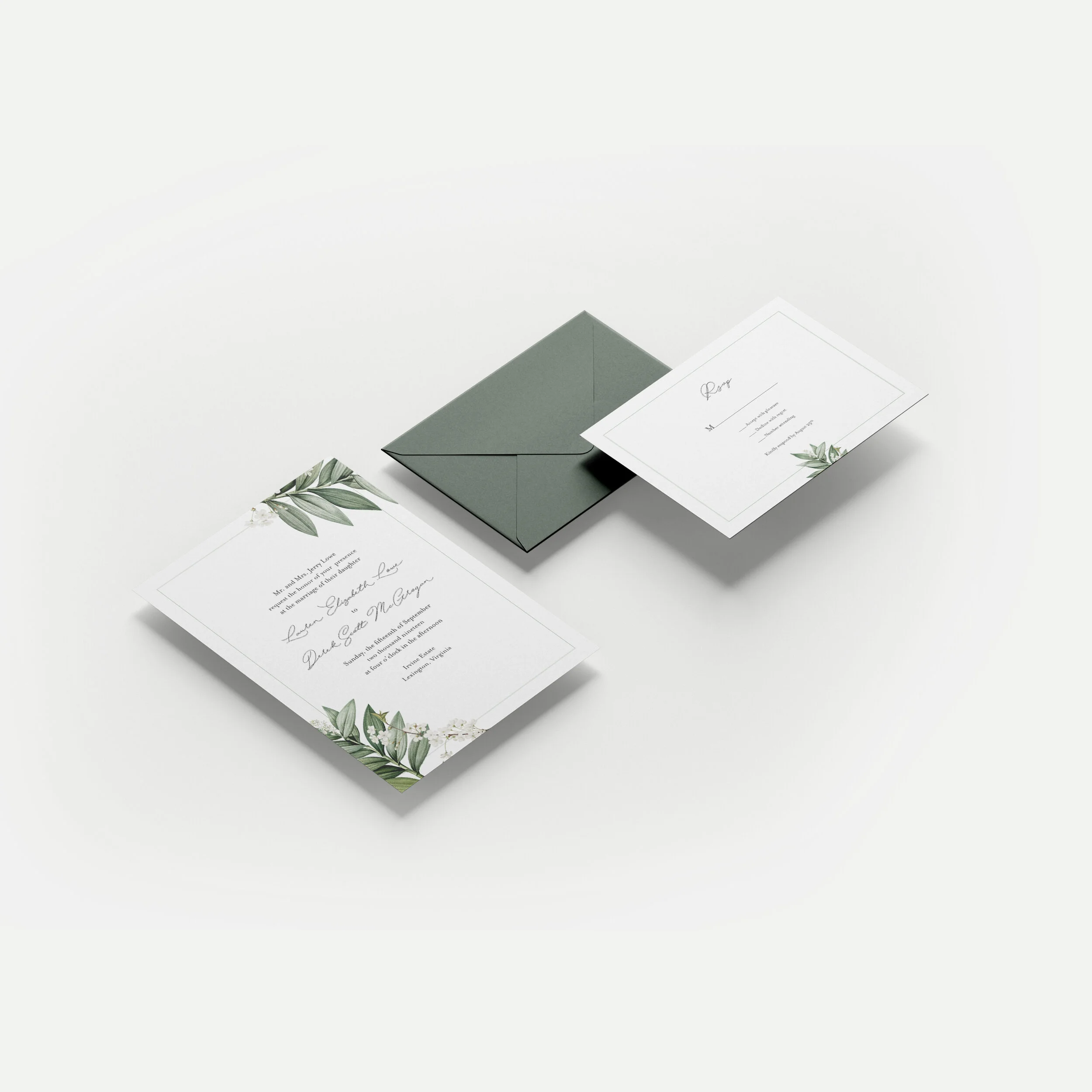 McGrogan Wedding Invitation Suite