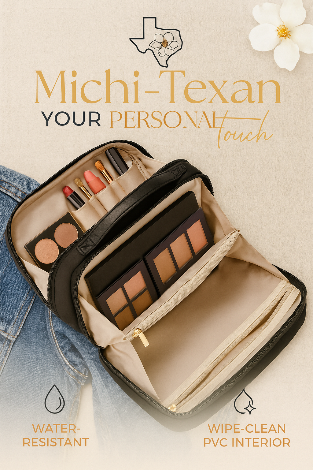 🎒 A Makeup Bag for Mascara, Eye Shadow, and the Occasional Lipstick