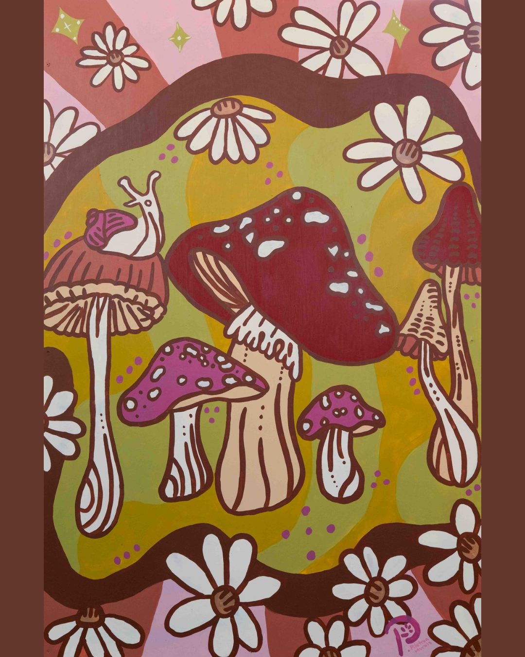 Mystic Mushrooms Mural