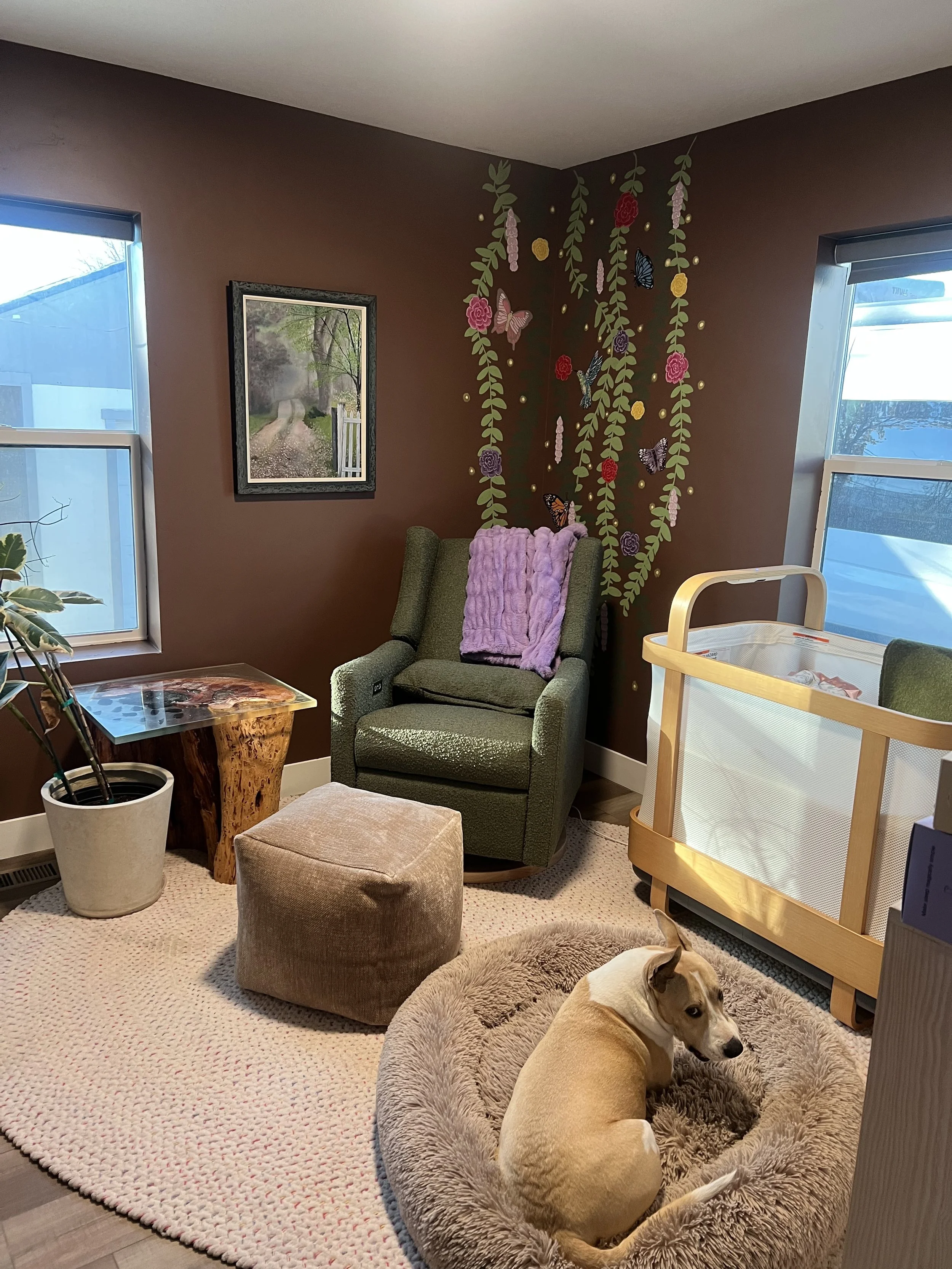 Our Little Rose, Nursery Mural