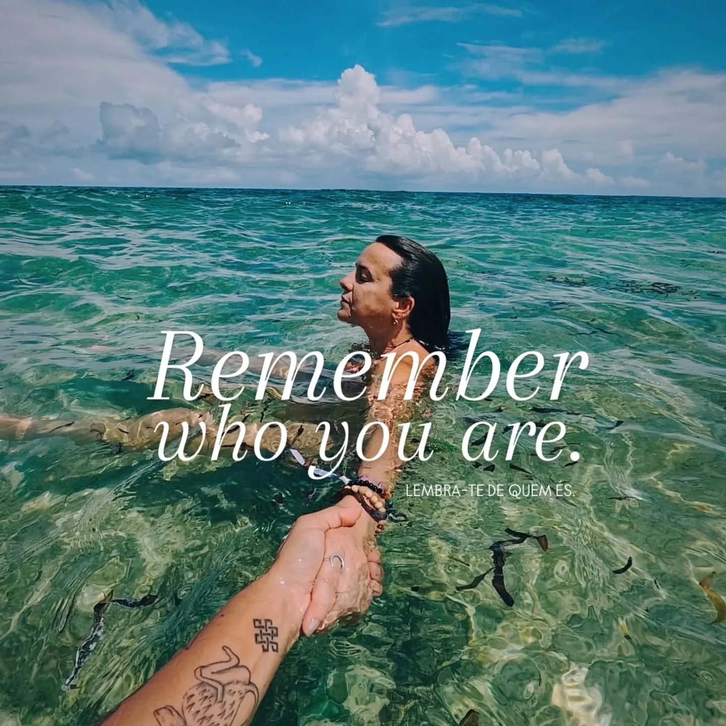 [ENG/PT] We are... / N&oacute;s somos... 💦

[ENG] We are emissaries for a new world, and we come on a mission in service of the common good. This mission in Africa is a return to origins and living roots, an act of remembering that regenerates and r