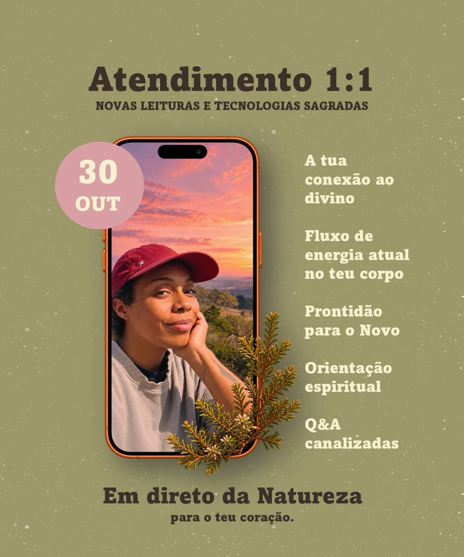 🌱 A NATUREZA &Eacute; O MELHOR LUGAR! Agenda aberta enquanto houver vagas!!!

&mdash;&mdash;

Em v&eacute;speras de um movimento planet&aacute;rio, sinto tudo ao detalhe. N&atilde;o falo de sensibilidade em mim, mas da leitura de todo o campo, pensa