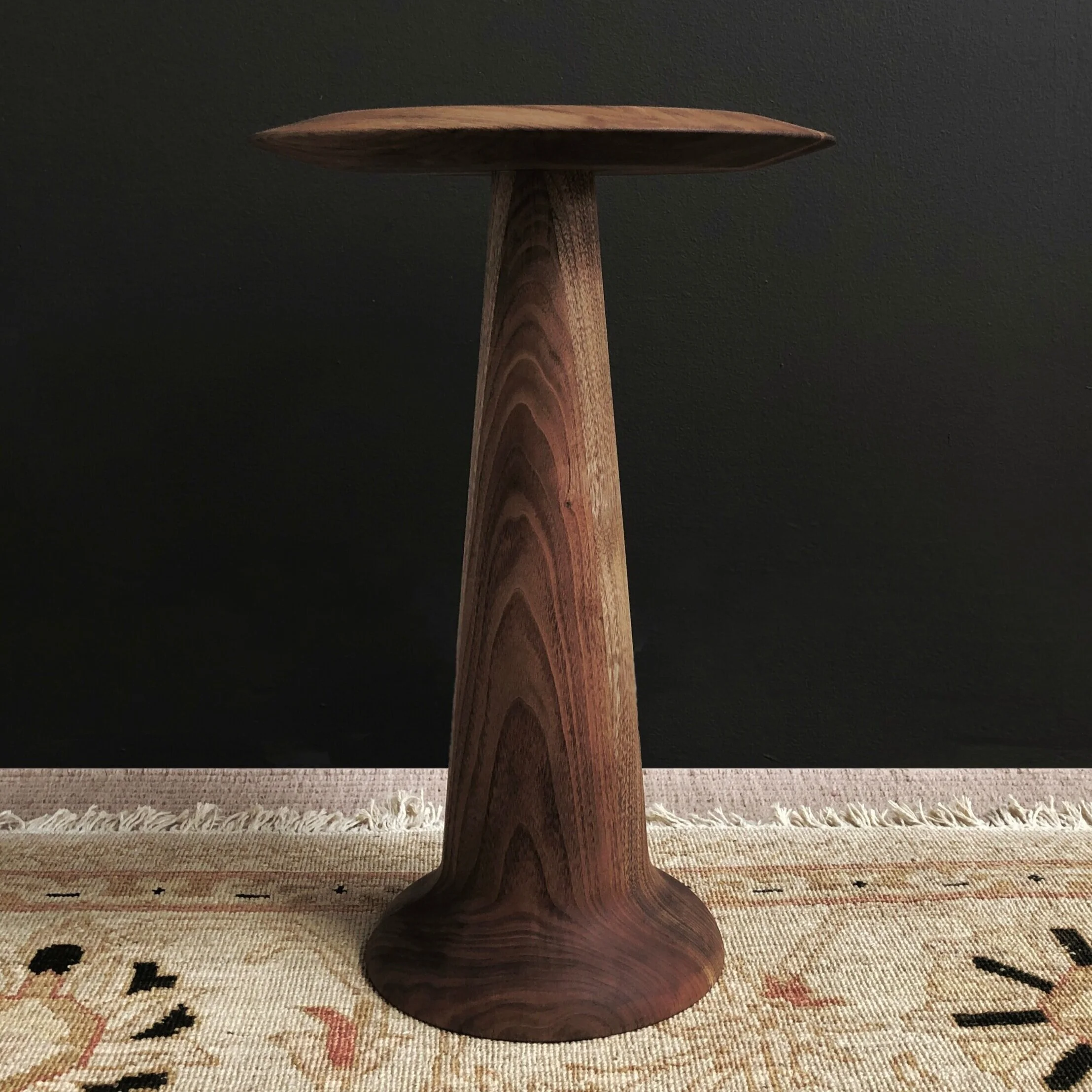 Sculptural Martini Table – Fine Artisan Wood Furniture in Walnut Finish.jpg