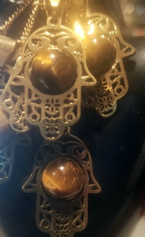 Evil Eye Necklaces and Evil Eye/Hand of Hamsa Harnesses