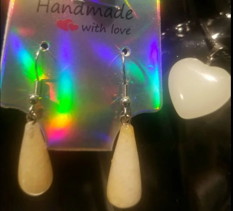 Crystal Teardrop Earrings and Necklace or Bracelet